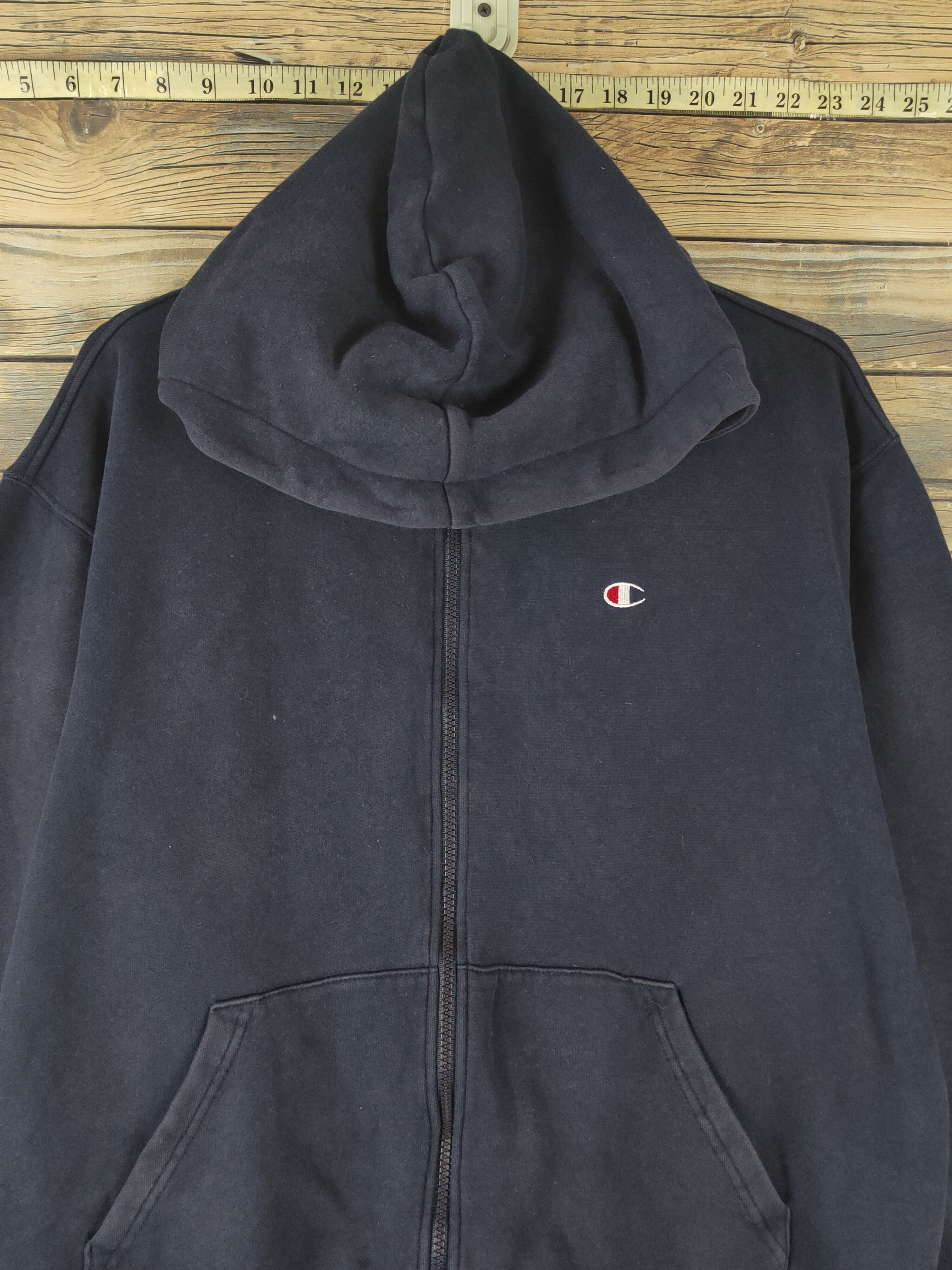 Champion DL Champion Navy Hoodie Sweaters #1674 Size US L / EU 52-54 / 3 - 2 Thumbnail