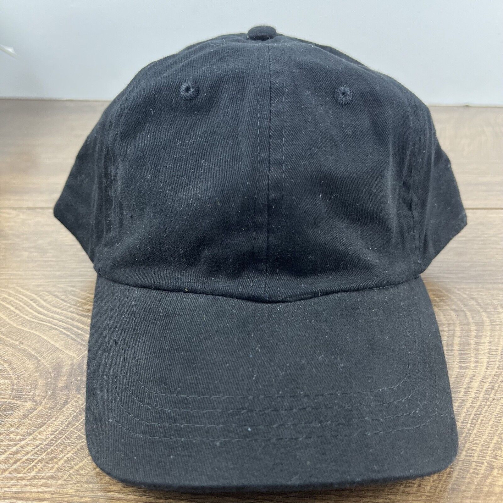 Other Adult Baseball Cap Hat Black Cap Hat Adjustable Hat Black Ad Size ONE SIZE - 4 Thumbnail