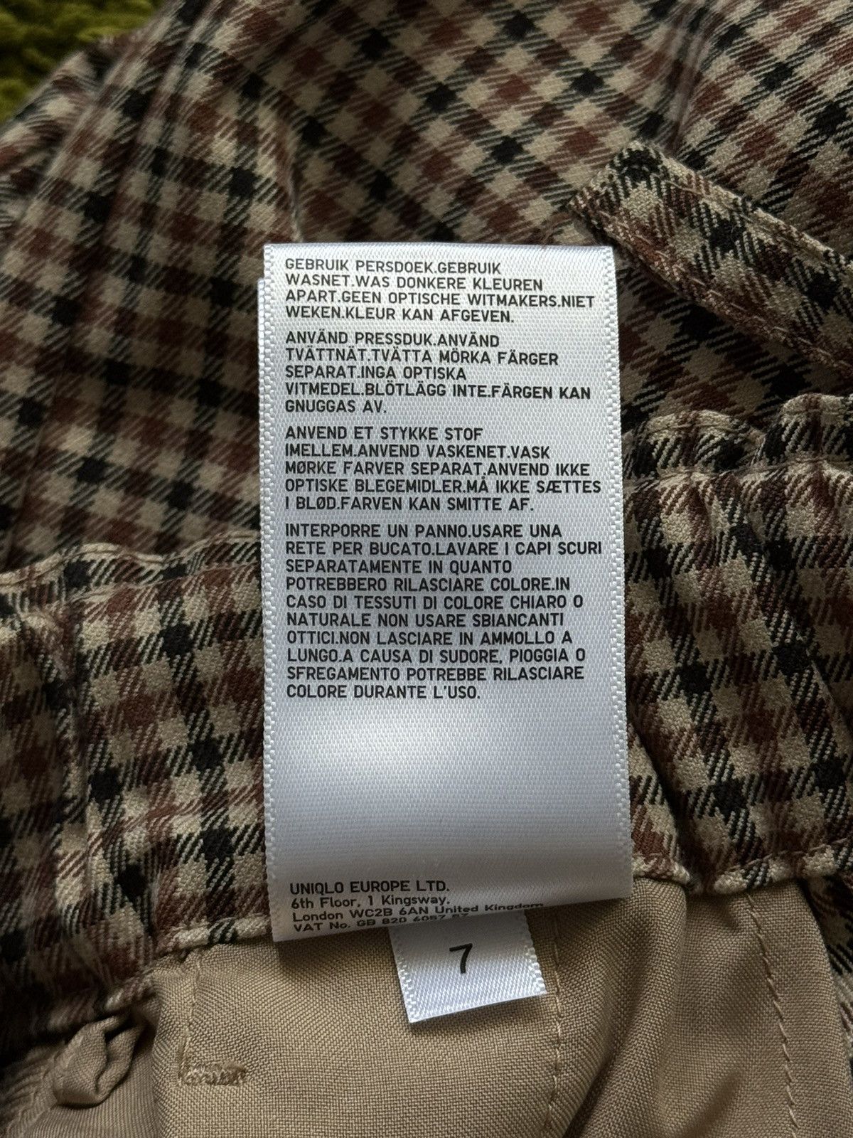 JW Anderson × Uniqlo J.W. Anderson x Uniqlo checkered wide leg culottes pants Size 27" / US 4 / IT 40 - 10 Thumbnail