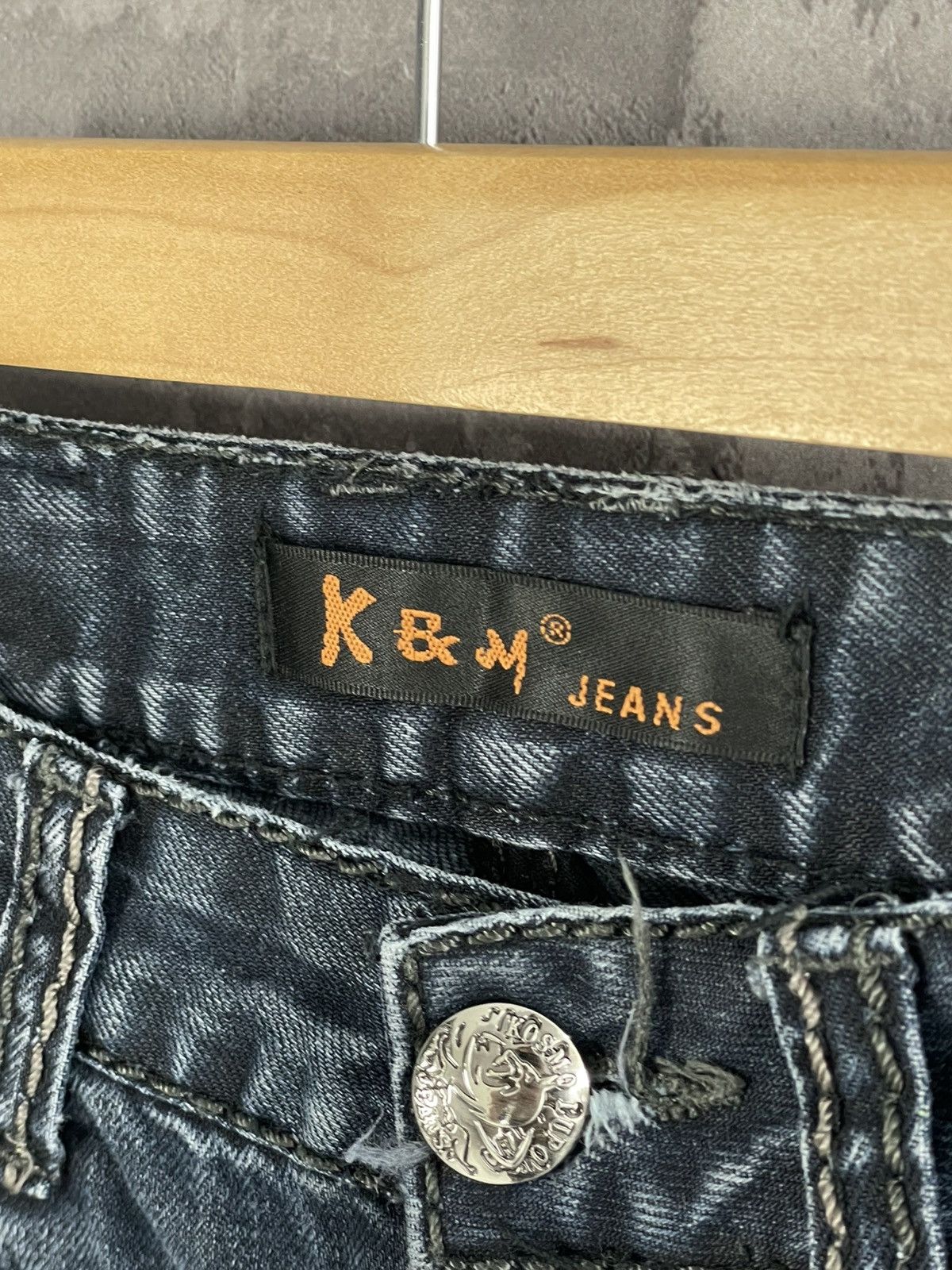 Japanese Brand × Vintage Vintage Kosmo Lupo K&M Y2K Glamour jeans denim swag drip y2k Size US 30 / EU 46 - 8 Thumbnail