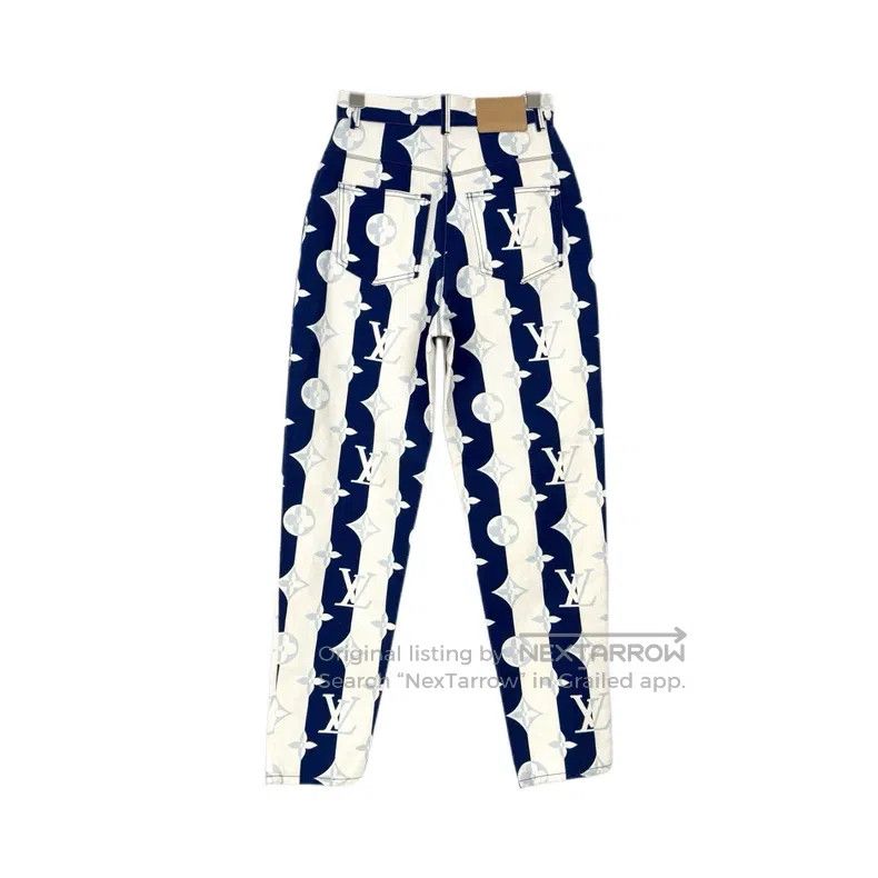 Louis Vuitton Louis Vuitton Blue and white classic logo jeans Size US 36 / EU 52 - 2 Thumbnail