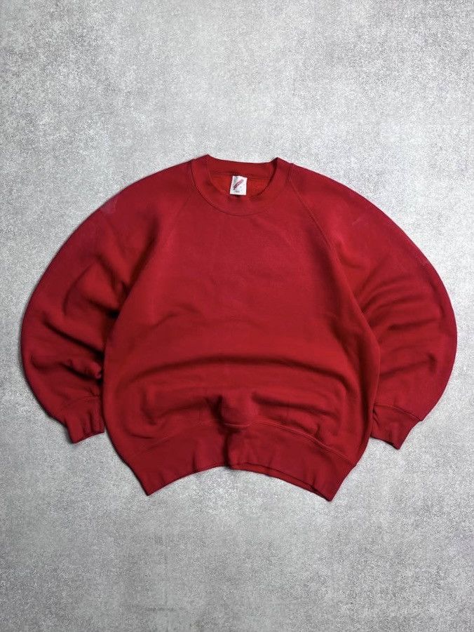 Jerzees × Vintage Vintage Jerzees Boxy Blank Boxy Sweatshirt L Size US L / EU 52-54 / 3 - 1 Thumbnail
