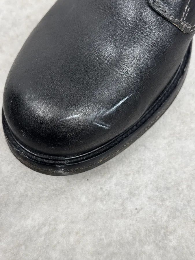 Diesel Diesel Black Minimalist Biker Leather Boots Size US 7 / EU 40 - 6 Thumbnail