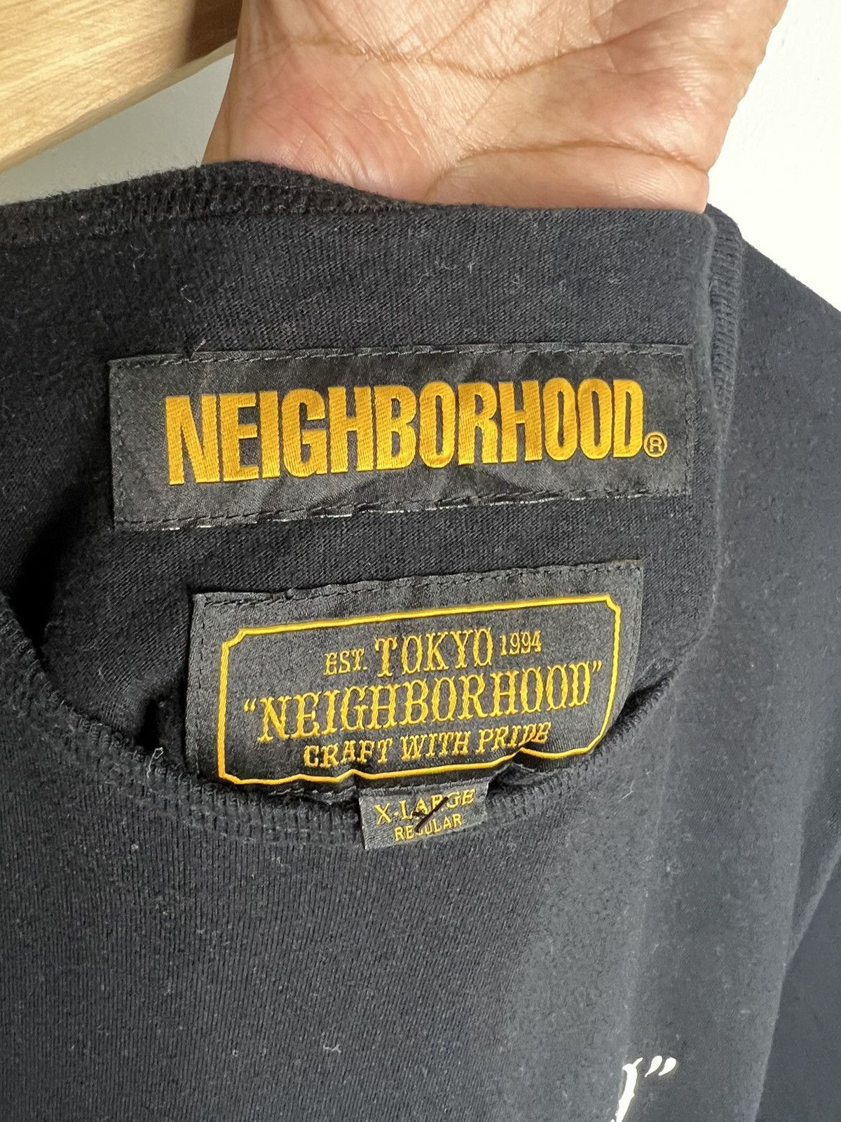 Neighborhood Neighborhood PAP-Crew Tee Embroidered Oversized Size US XL / EU 56 / 4 - 4 Thumbnail