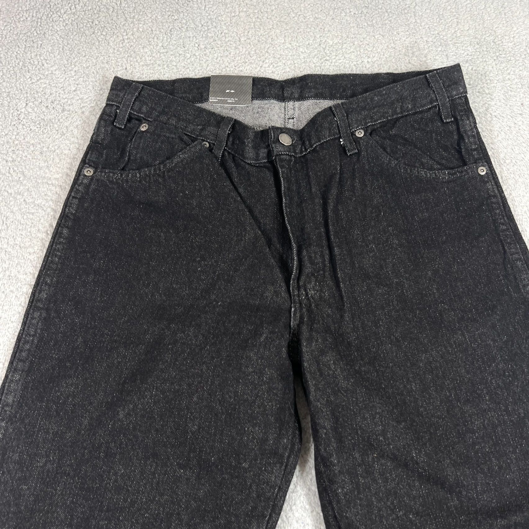 Dickies VINTAGE Dickies Jeans Mens 34x32 Straight Leg Black Workwear Denim 90s Classic Pants Mens Size US 34 / EU 50 - 2 Thumbnail