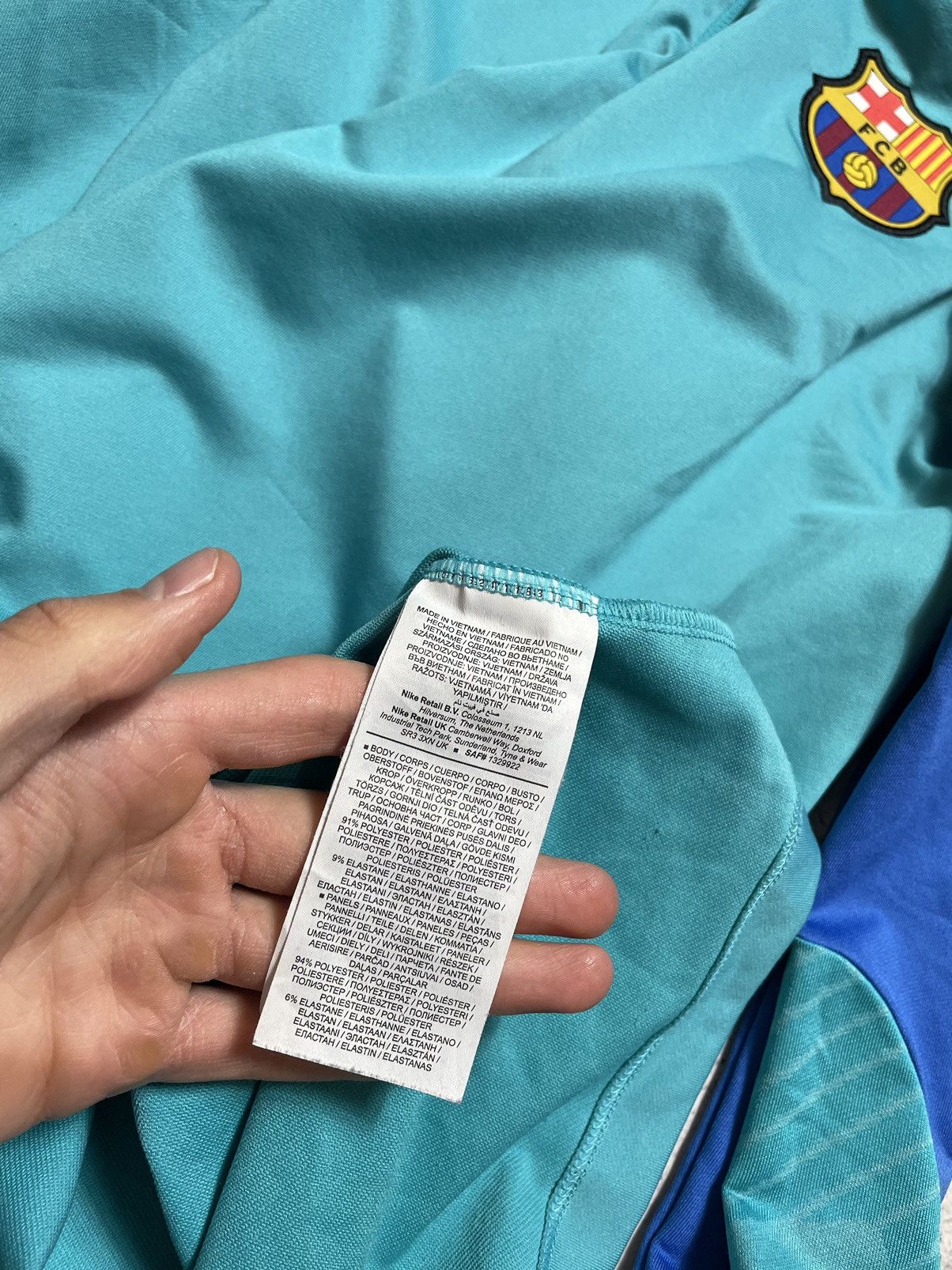 Nike Nike FC Barcelona Training Top 1/4 Zip Sweatshirt Drill Y2K Size US S / EU 44-46 / 1 - 8 Thumbnail