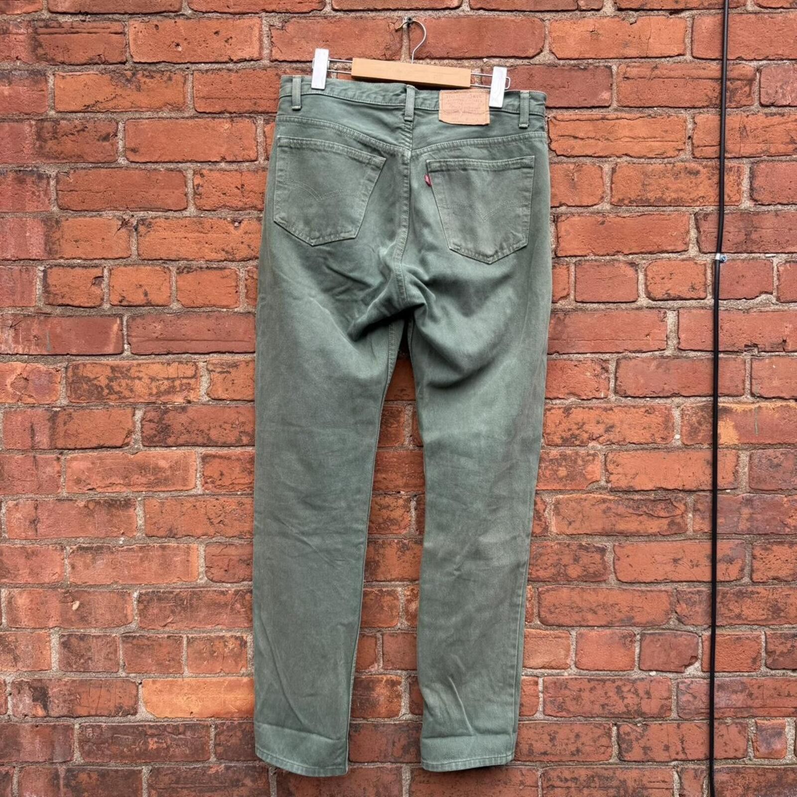 Levi's vintage Levi’s 501 jeans green made in Canada 90s Size US 32 / EU 48 - 6 Thumbnail