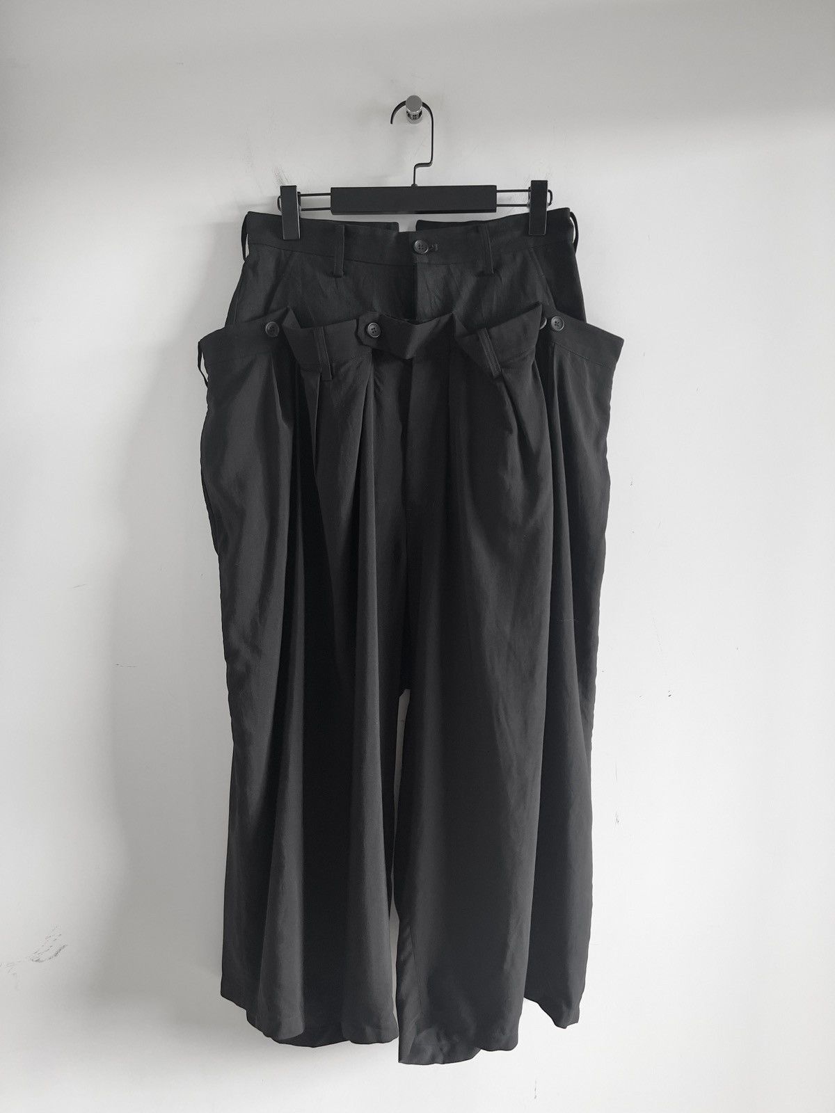 Yohji Yamamoto Yohji Yamamoto - Cu/Ry TWILL 2 PIECE LAYERD PANTS Size 28" / US 6 / IT 42 - 6 Thumbnail