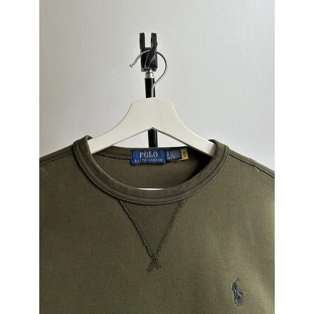 Polo Ralph Lauren Vintage Polo Ralph Lauren Olive Crewneck Sweatshirt Small Size US S / EU 44-46 / 1 - 5 Thumbnail