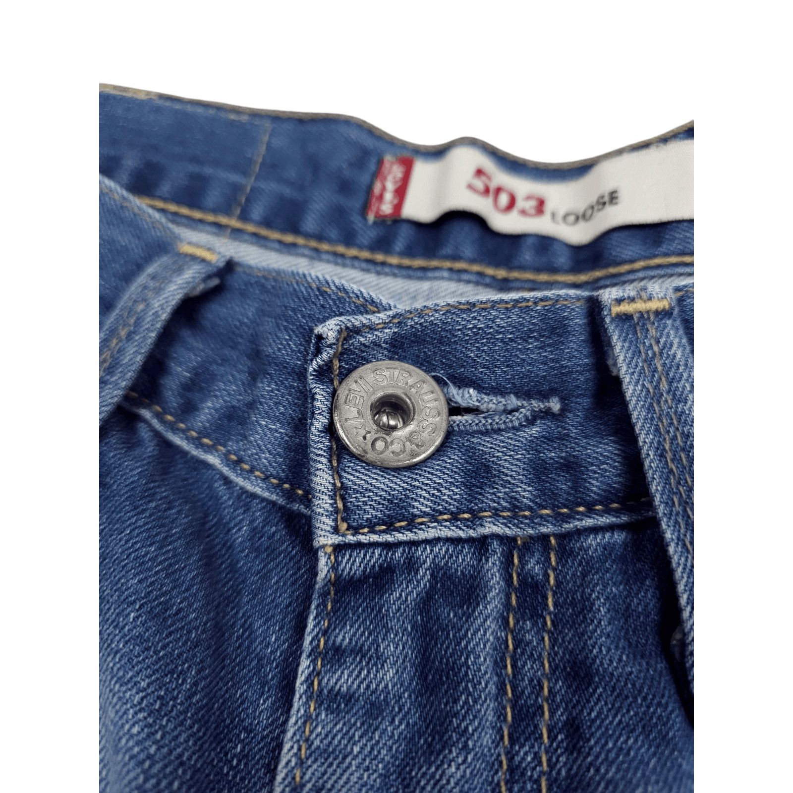 Levi's × Levi's Vintage Clothing × Vintage 💎Size 32 Levi's 506 Engineered Shorts Jorts Loose Denim Size US 32 / EU 48 - 6 Thumbnail