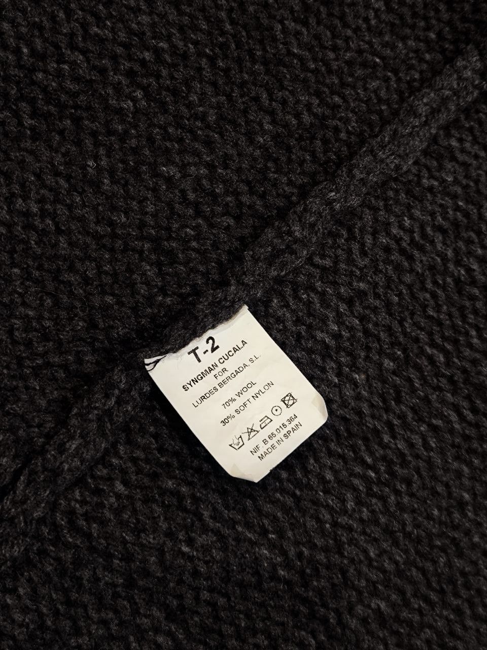SYNGMAN CUCALA SYNGMAN CUCALA MENS ZIPPED HOODIE WOOL SWEATSHIRT JACKET Size US M / EU 48-50 / 2 - 5 Thumbnail
