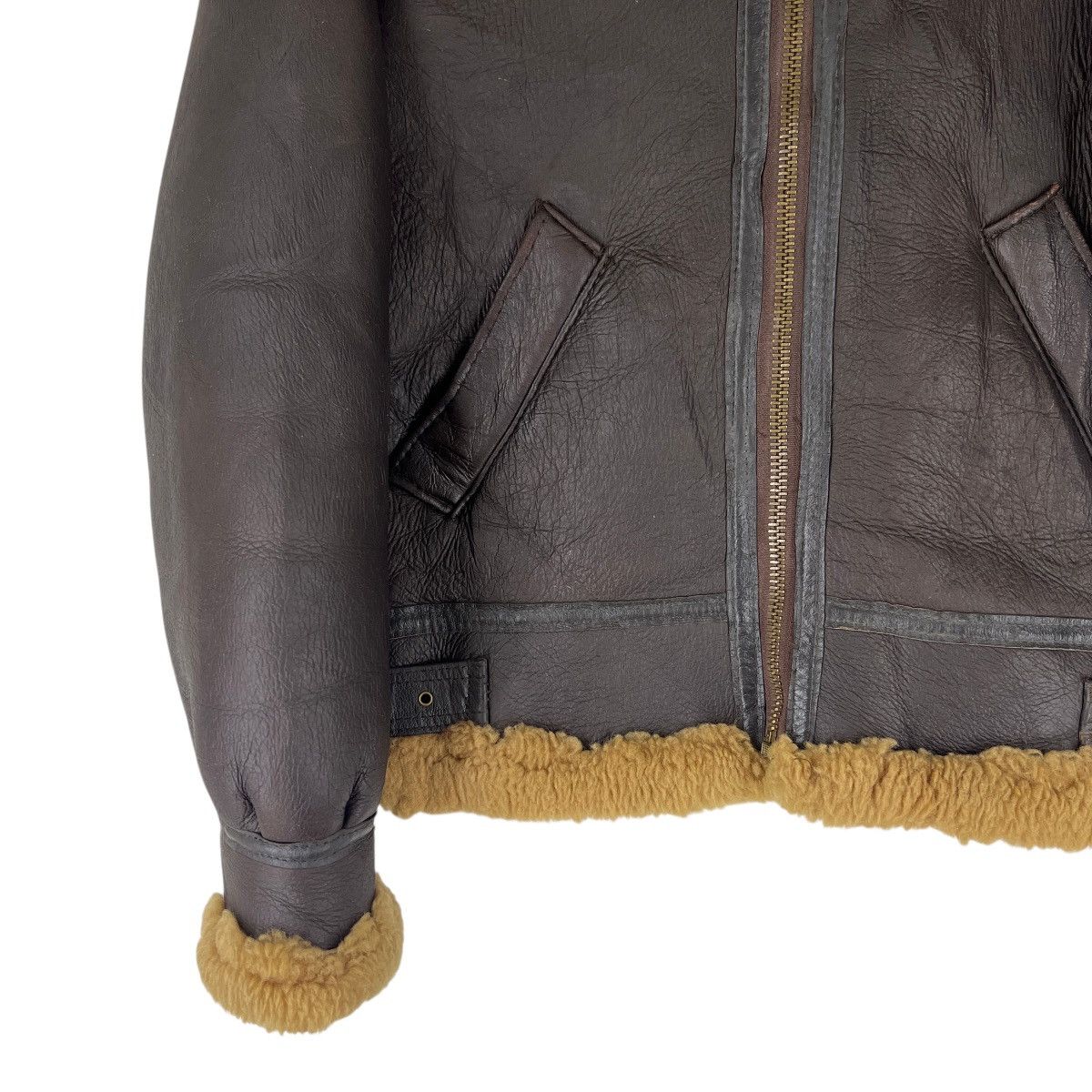Vintage 🔥 Vintage Type B3 Insignia Shearling Leather Jacket Size US S / EU 44-46 / 1 - 7 Thumbnail