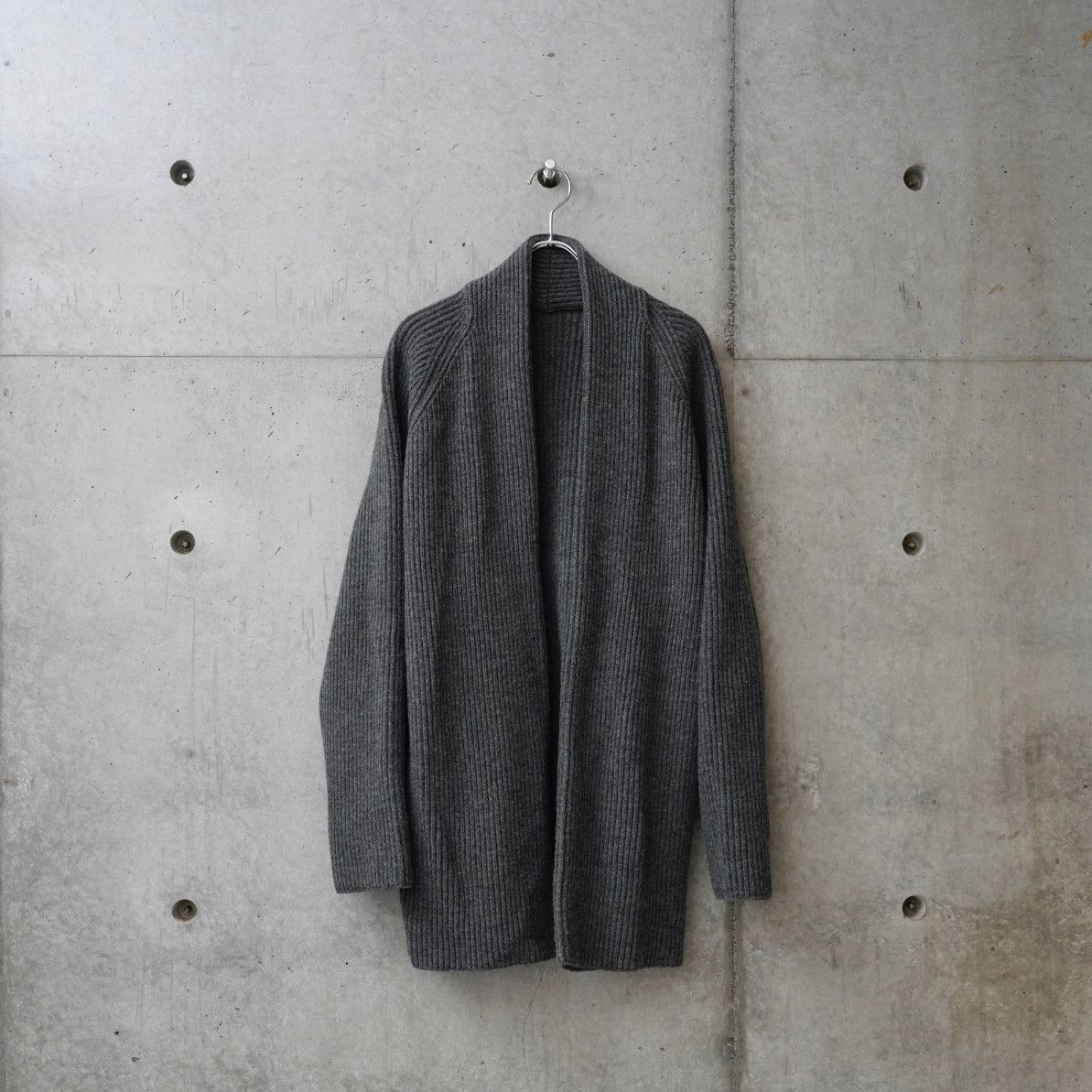 Edition Japan EDITION Shawl Collar Cardigan Gray Size US S / EU 44-46 / 1 - 1 Thumbnail