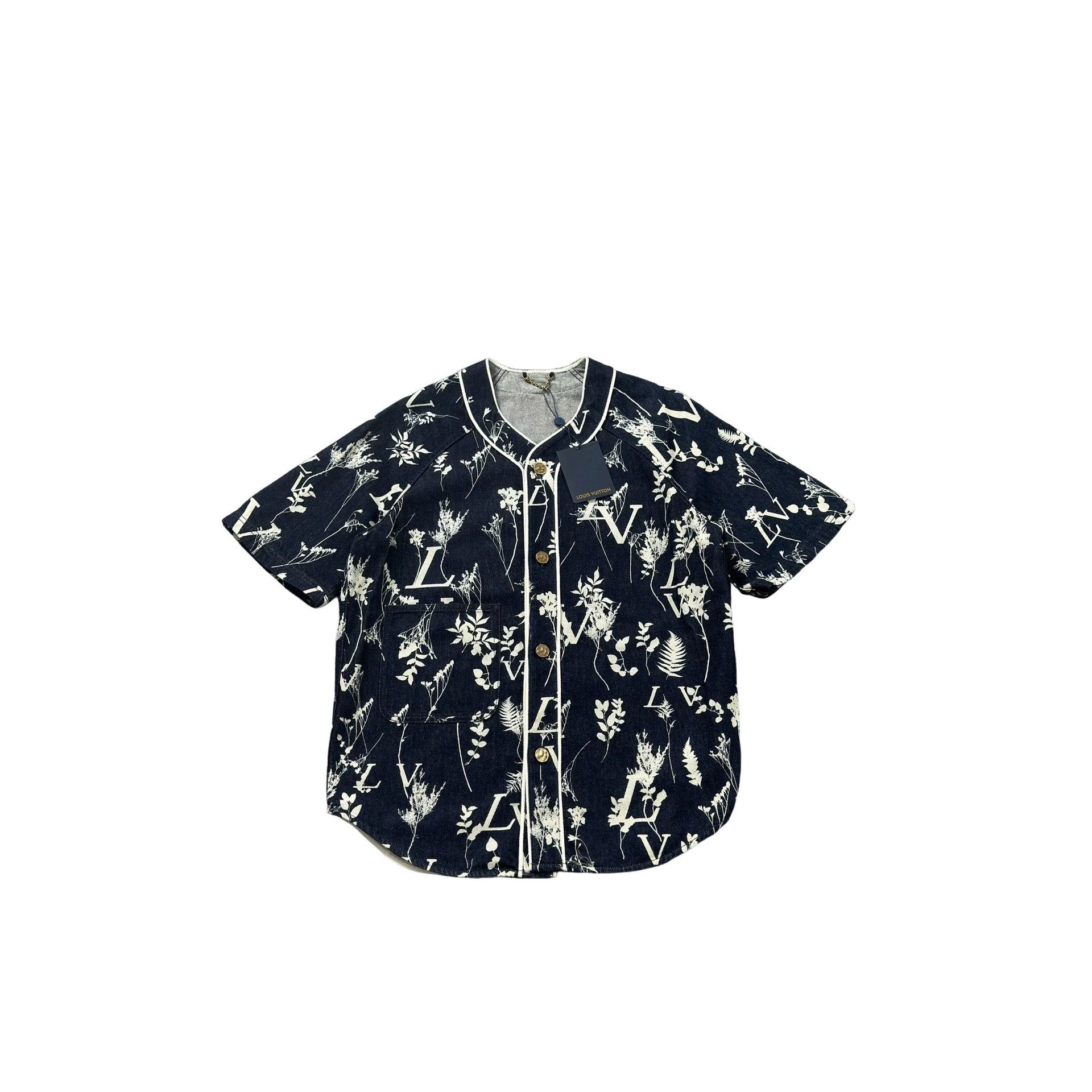 Louis Vuitton Louis Vuitton Floral Button Up Shirt M Size US M / EU 48-50 / 2 - 1 Thumbnail