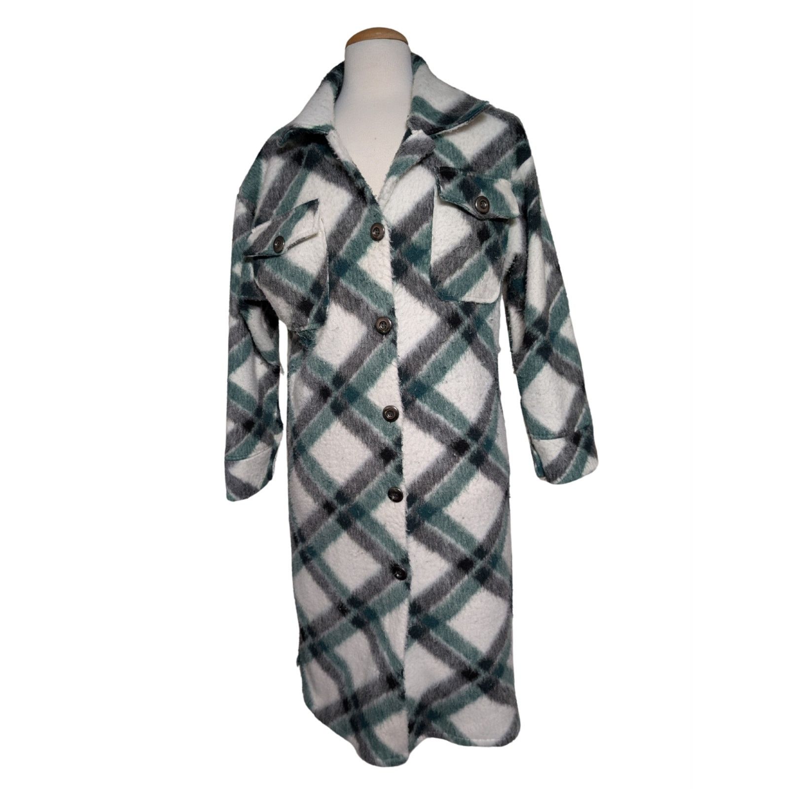 ELAN Elan Nova Plaid Coat Women’s Size Small S Size S / US 4 / IT 40 - 1 Thumbnail