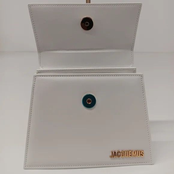 Jacquemus Jacquemus Le Chiquito Moyen Top-Handle Leather Bag - White Size ONE SIZE - 10 Thumbnail