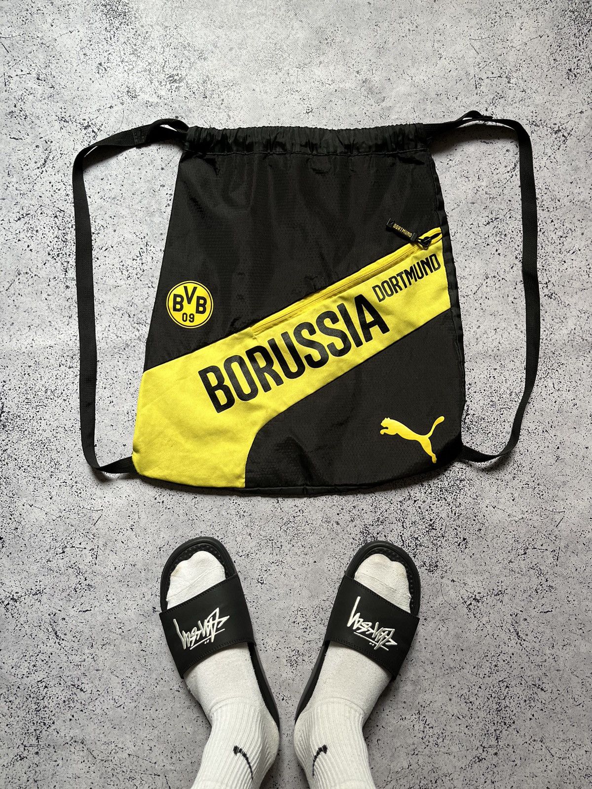 Puma Vintage Puma Borussia Dortmund Soccer Training Bag Y2K USA Size ONE SIZE - 1 Thumbnail