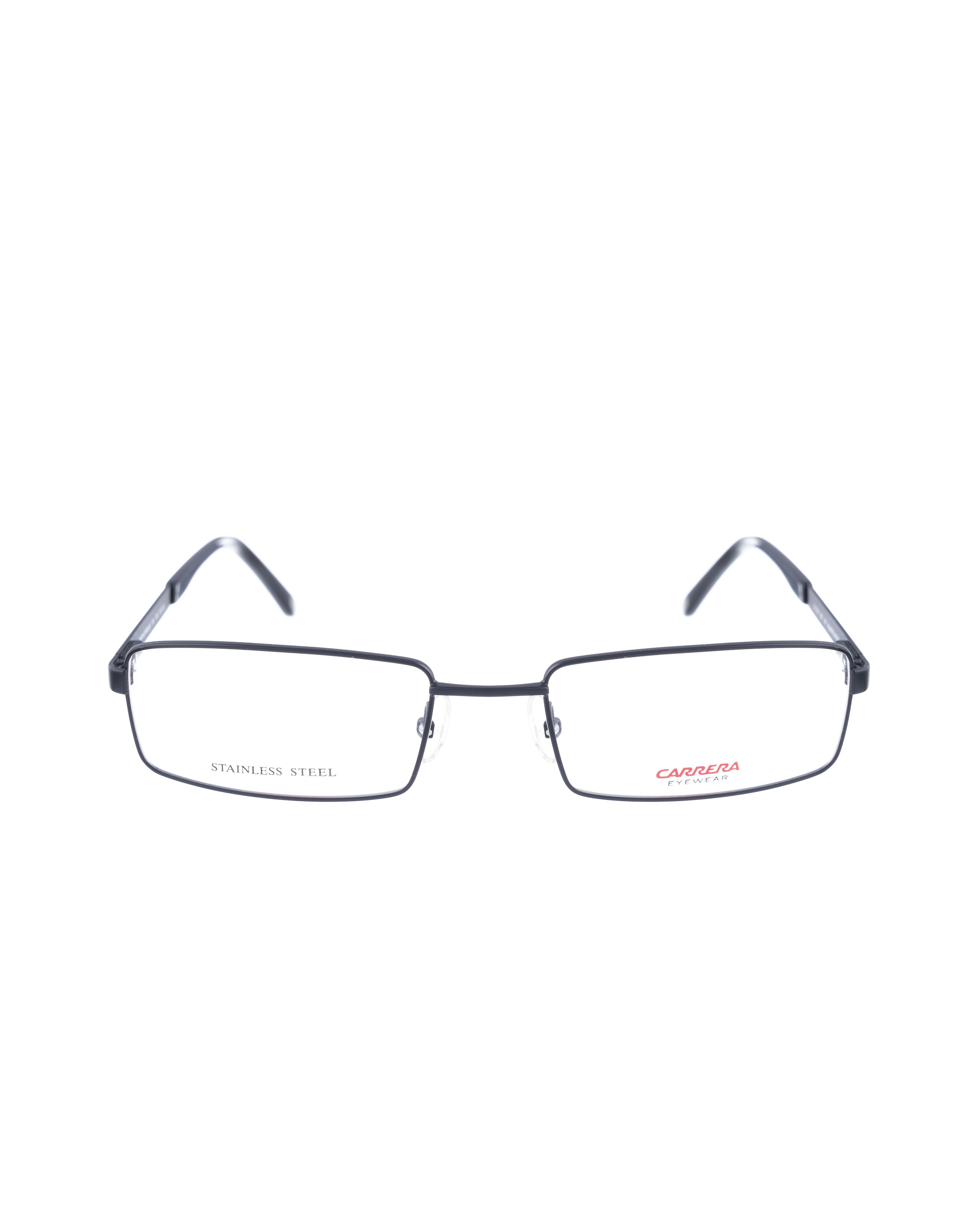 Carrera Carrera 90s Black Rectangular Glasses with Chrome Fragments Size ONE SIZE - 1 Thumbnail