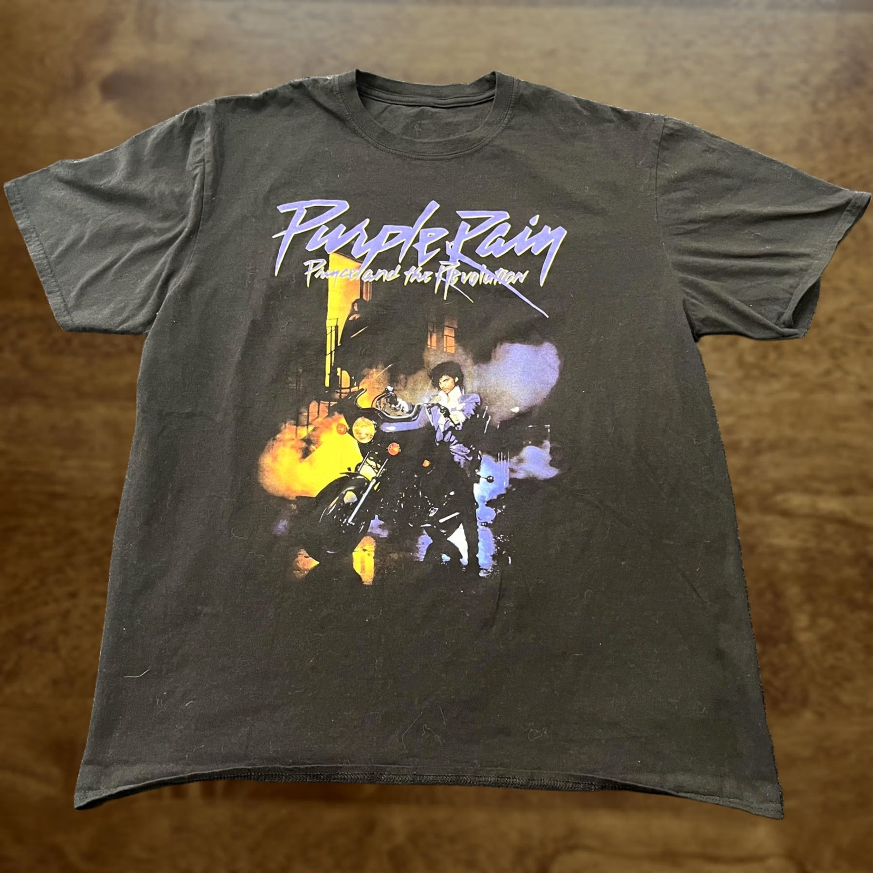Prince Prince Purple Rain Shirt Mens XL Black Movie Poster Graphic Band Tee Music 80s Size US XL / EU 56 / 4 - 1 Thumbnail