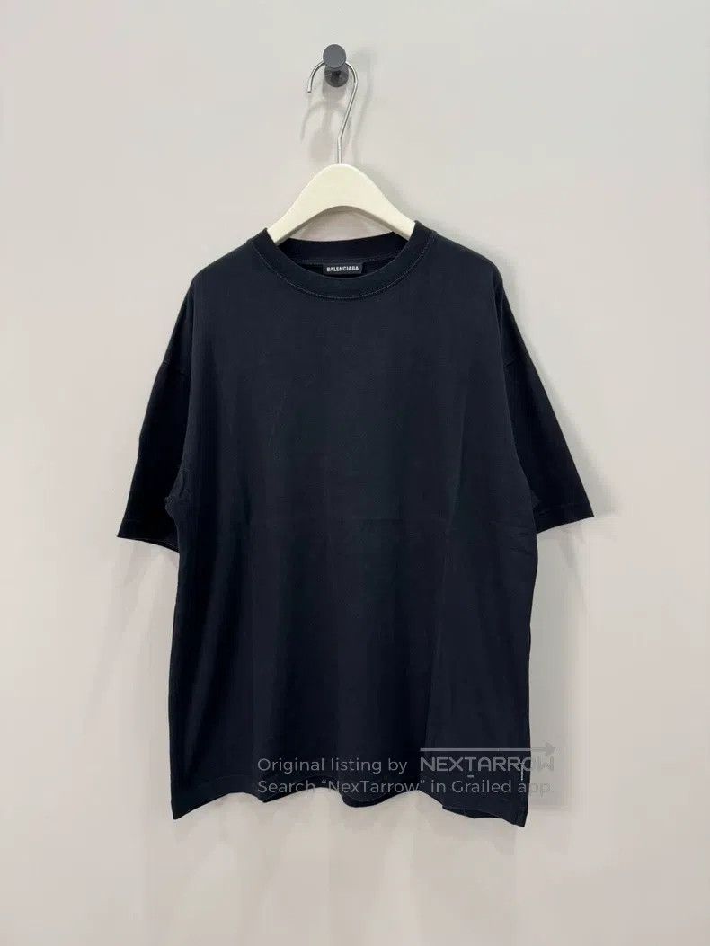 Balenciaga I love electronic music embroidered short-sleev