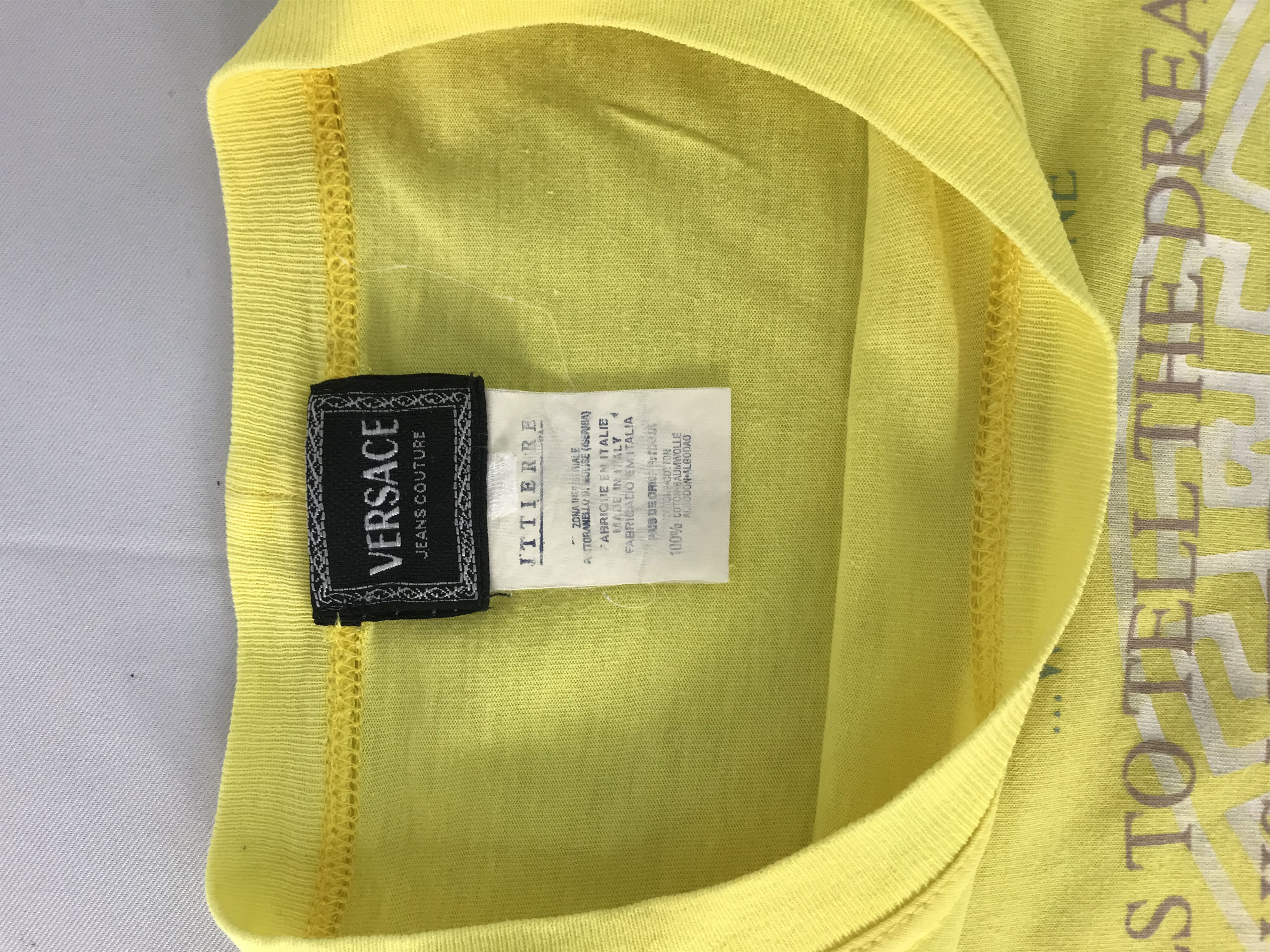 Versace Versace Jeans Couture Quotes Logo Style Printed Tee T-shirt Size US M / EU 48-50 / 2 - 4 Thumbnail