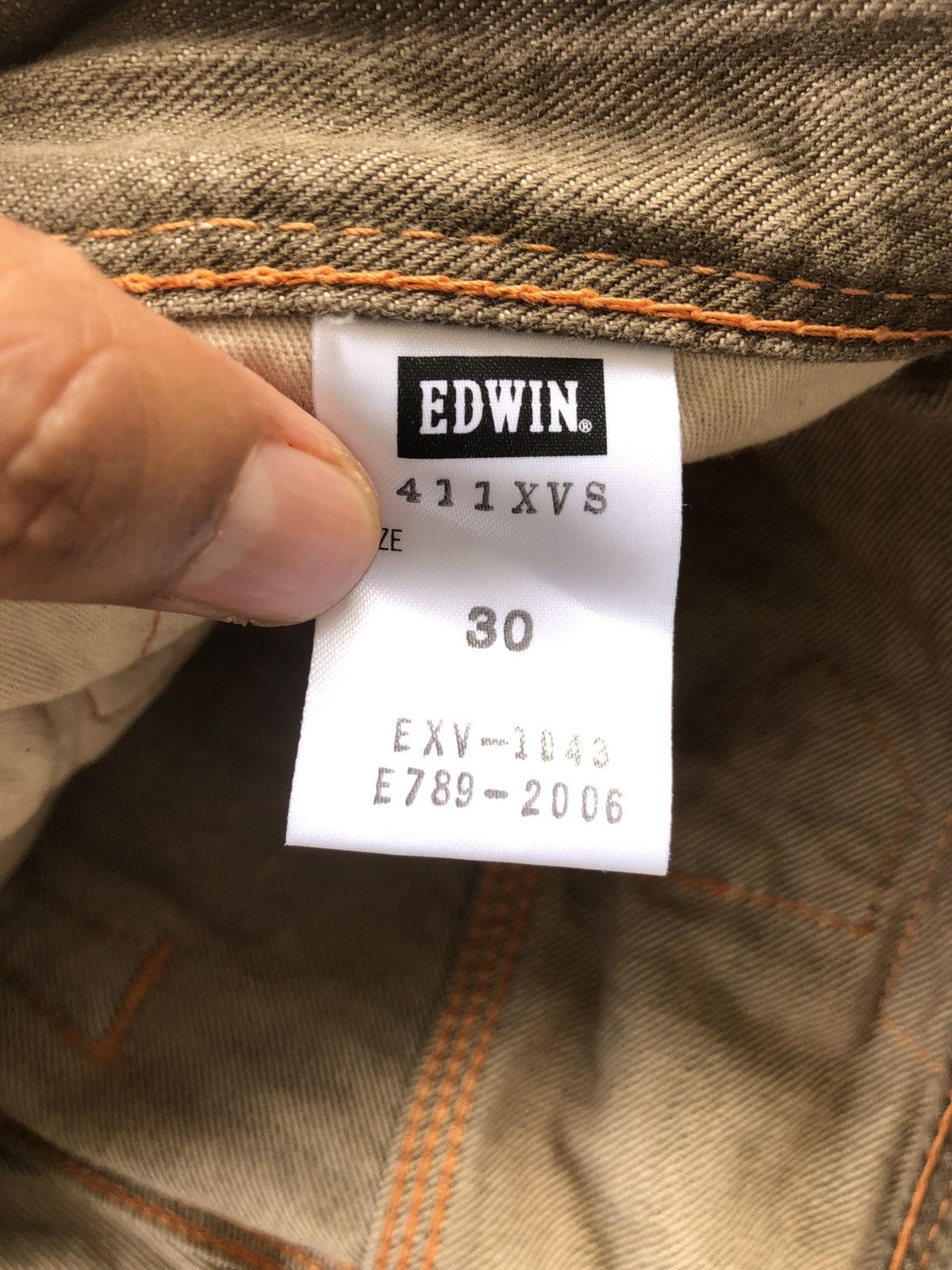 If Six Was Nine Japanese Edwin Exclusive Flared Jeans Distressed Bootcut Size US 31 - 20 Thumbnail