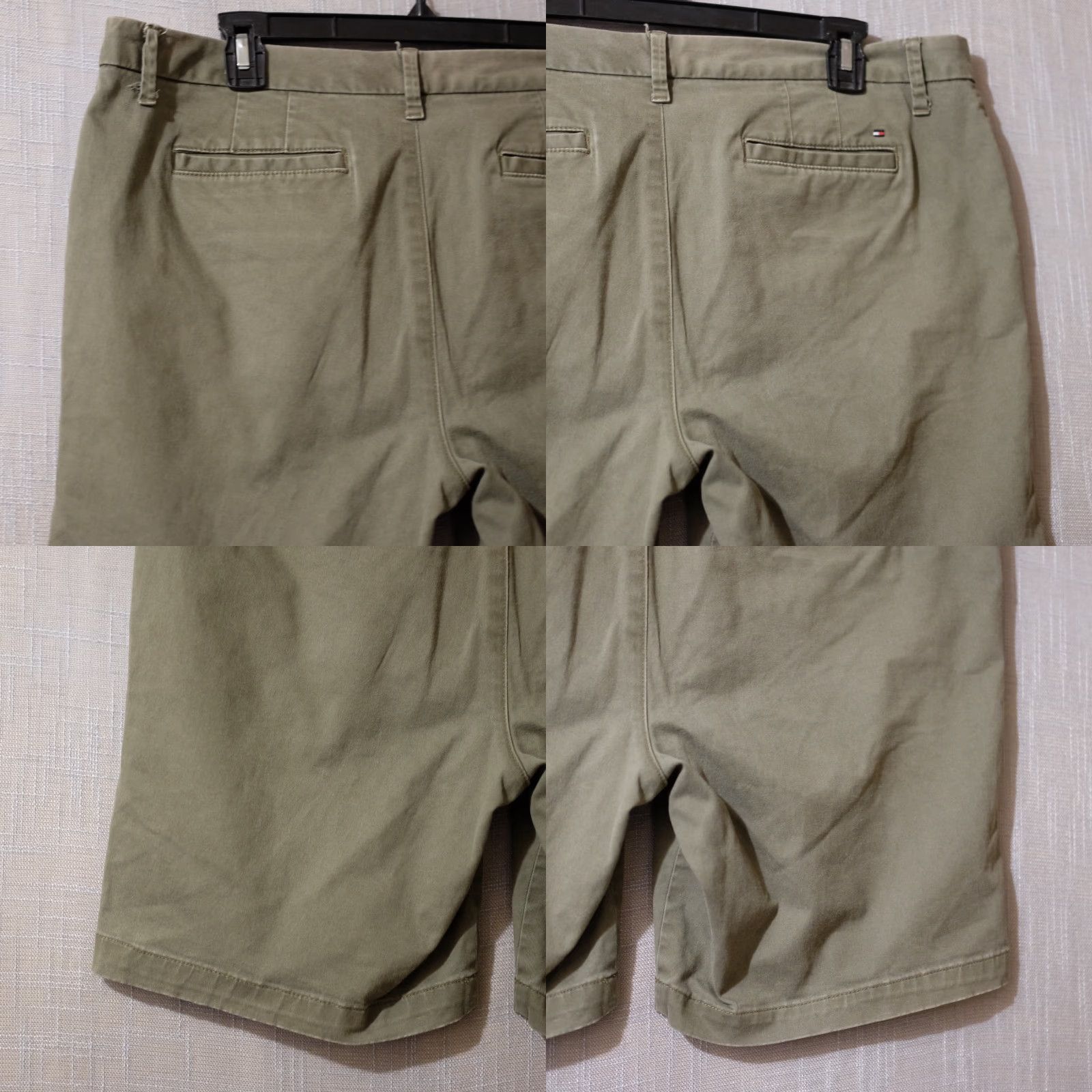 Tommy Hilfiger Tommy Hilfiger Casual Shorts Bermuda Women Size 14 Green Stretch Pockets Logo Zipper 4.75 in Inseam Casual Work Travel 90s? (no need) Size 36" / US 14 / IT 50 - 8 Thumbnail