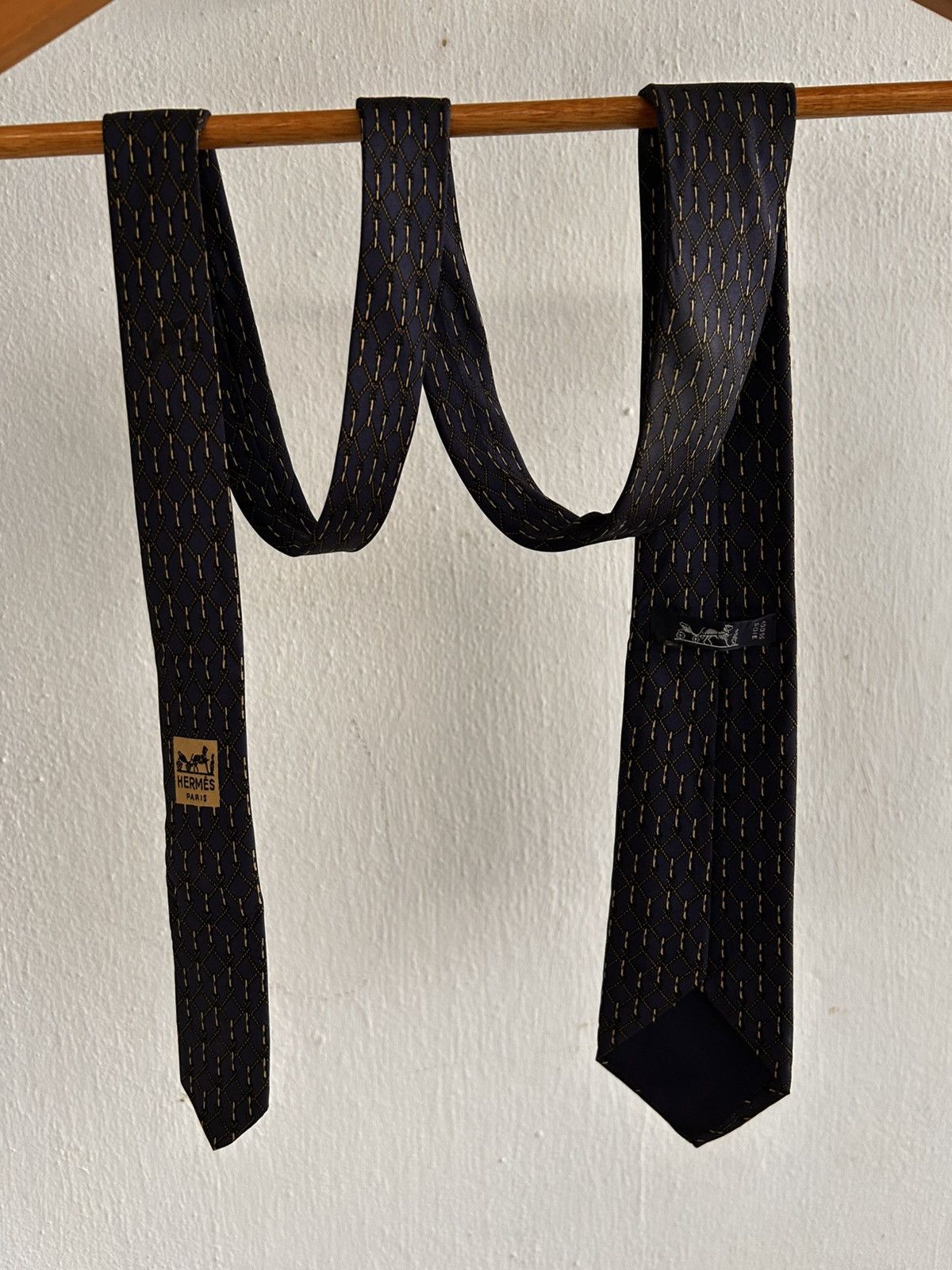 Hermes Hermes Vintage Tie Size ONE SIZE - 2 Thumbnail