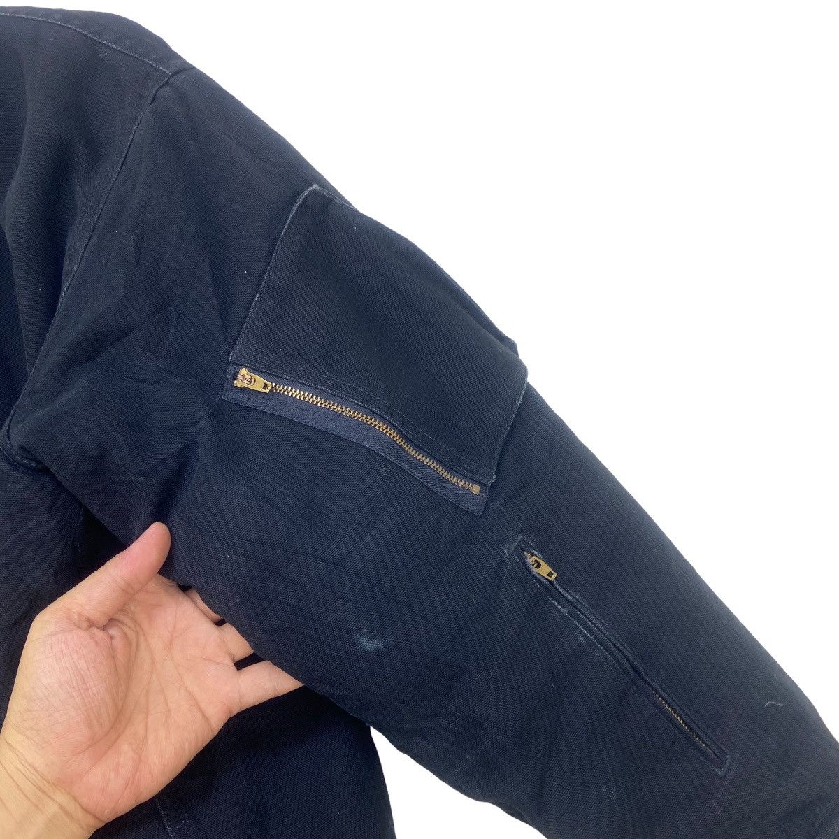 Carhartt Carhartt X Standard Duck Canvas Biker Bomber Style Jacket Size US L / EU 52-54 / 3 - 9 Thumbnail