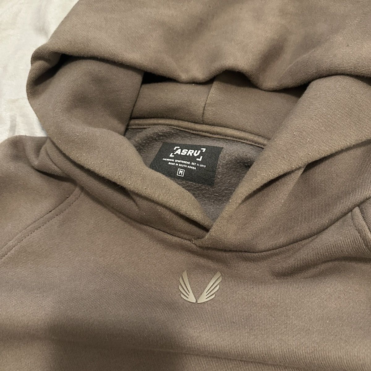 ASRV ASRV 0305. Mantra Hoodie - Deep Taupe Size US M / EU 48-50 / 2 - 2 Thumbnail