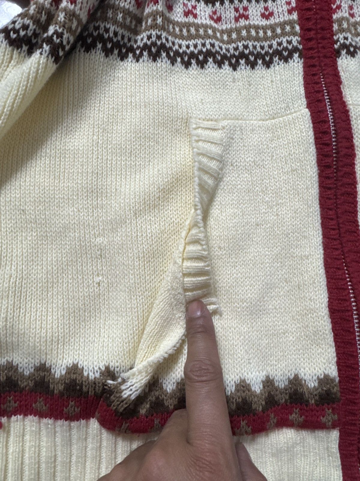 Japanese Brand Mukokuseki Knit Hoodies Size M / US 6-8 / IT 42-44 - 6 Thumbnail