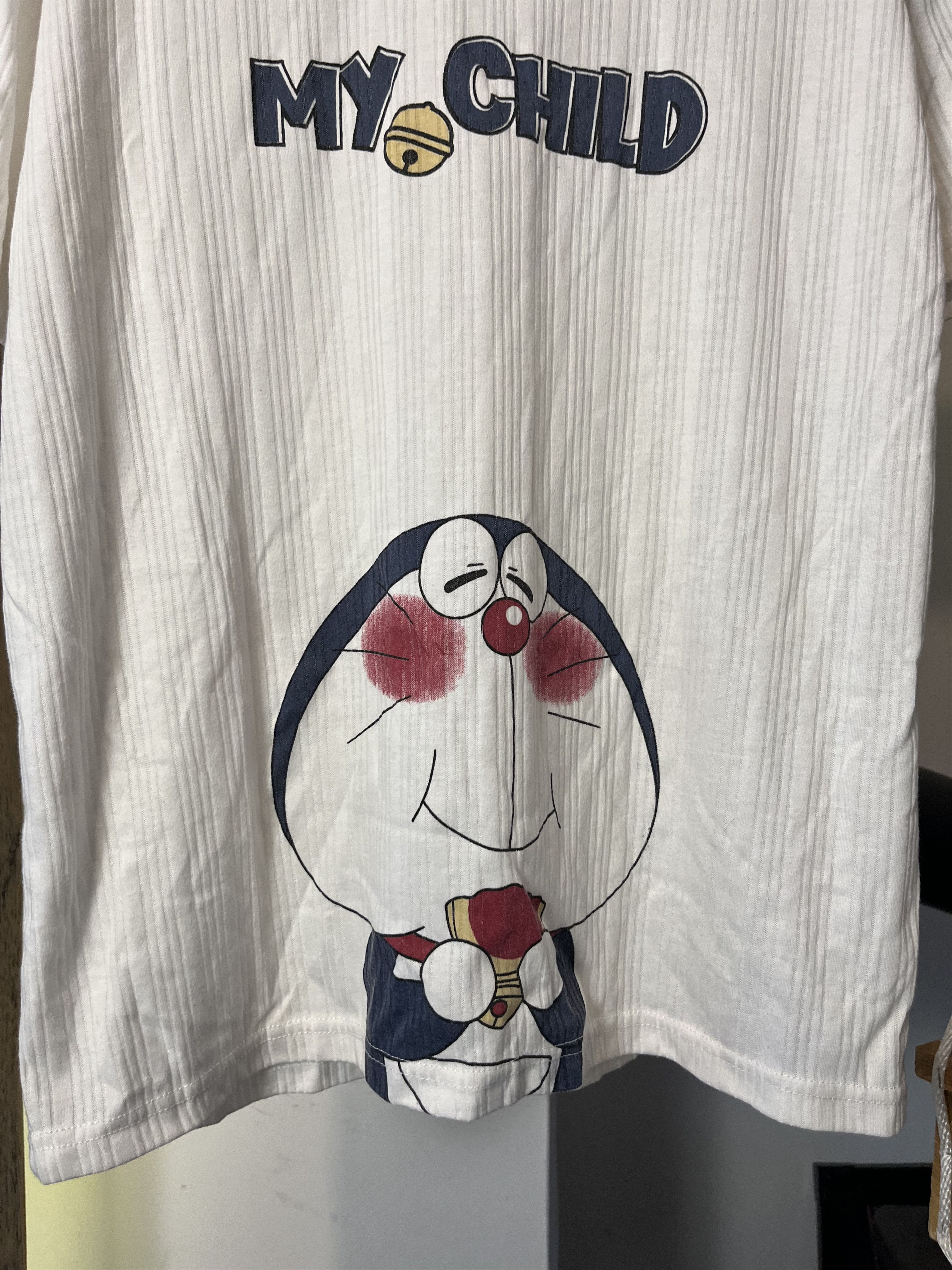 Anime × Vintage Vintage Doraemon Manga Japanese Series Cat RobotTee Size US L / EU 52-54 / 3 - 4 Thumbnail