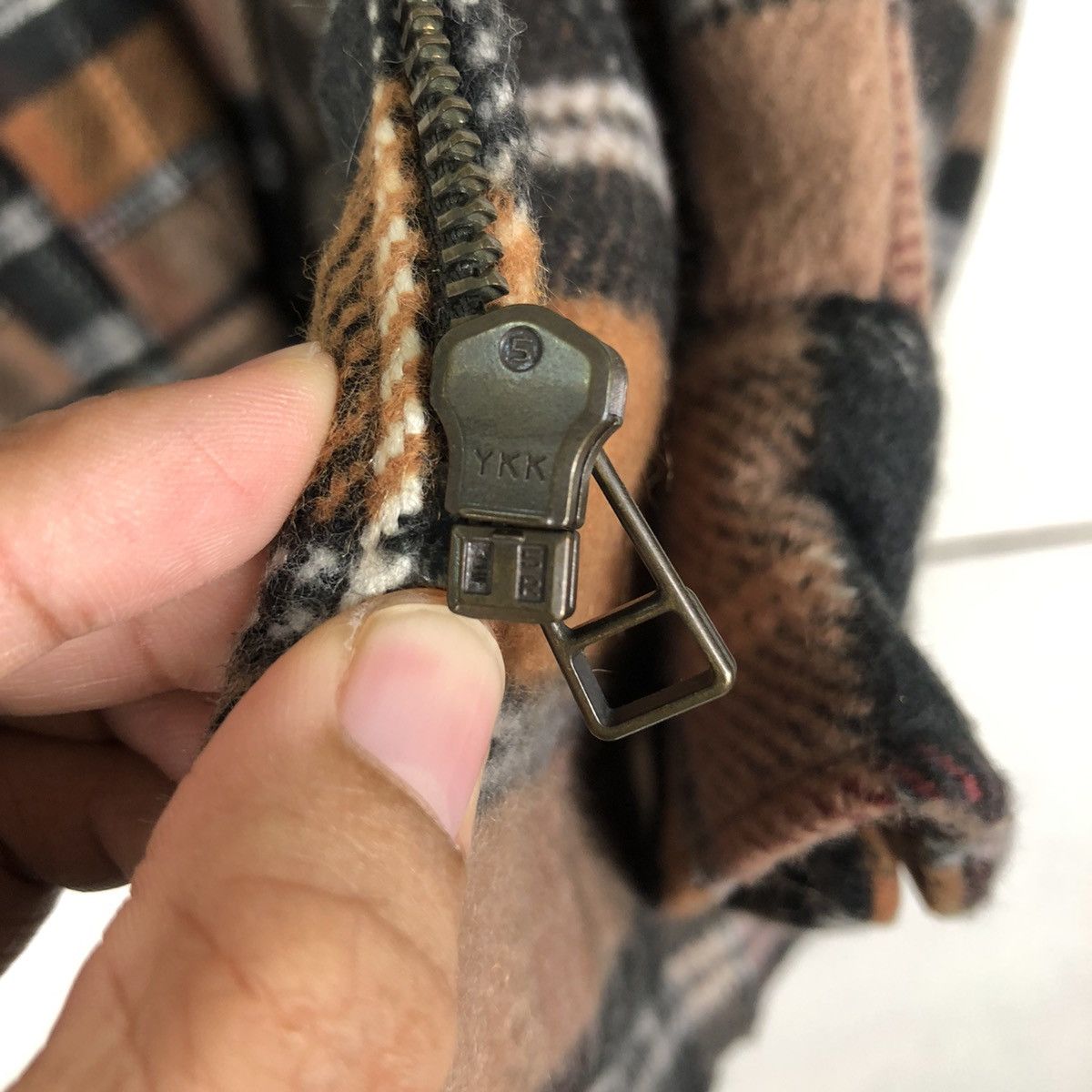 Japanese Brand Tartan Design Flannel Wool Jacket Possibility Issey Miyake Size US M / EU 48-50 / 2 - 17 Thumbnail