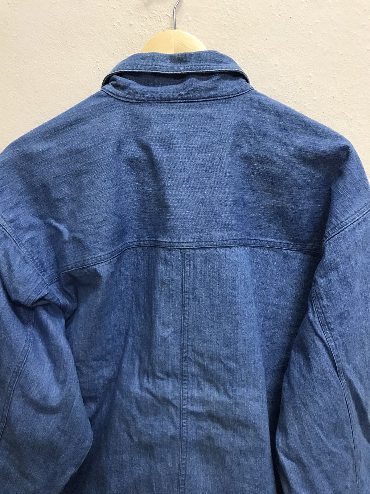 Japanese Brand Vintage Andlo Chambray Chore Jacket Denim Size US M / EU 48-50 / 2 - 12 Thumbnail