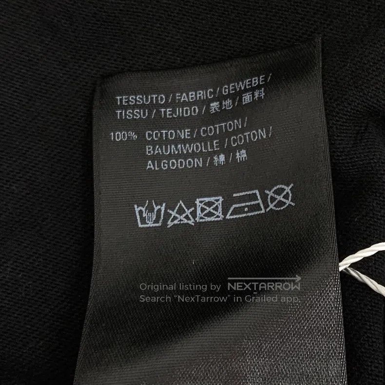Balenciaga Balenciaga Black Logo Letter Printed Cotton Crew Neck Shor Size US XS / EU 42 / 0 - 8 Thumbnail