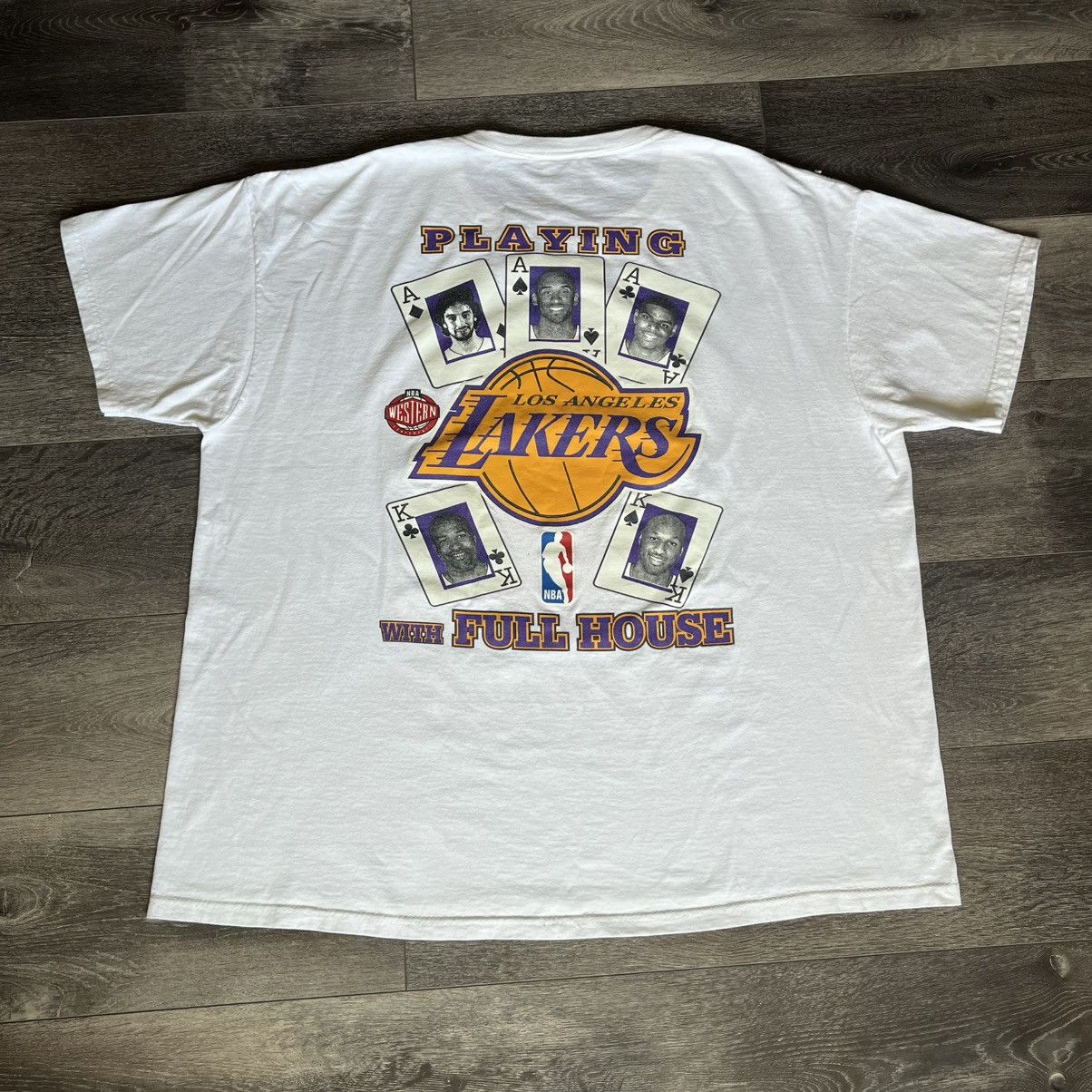 NBA Vintage 2008 NBA LA Lakers Western Conference Champions Tee Size US XL / EU 56 / 4 - 2 Thumbnail