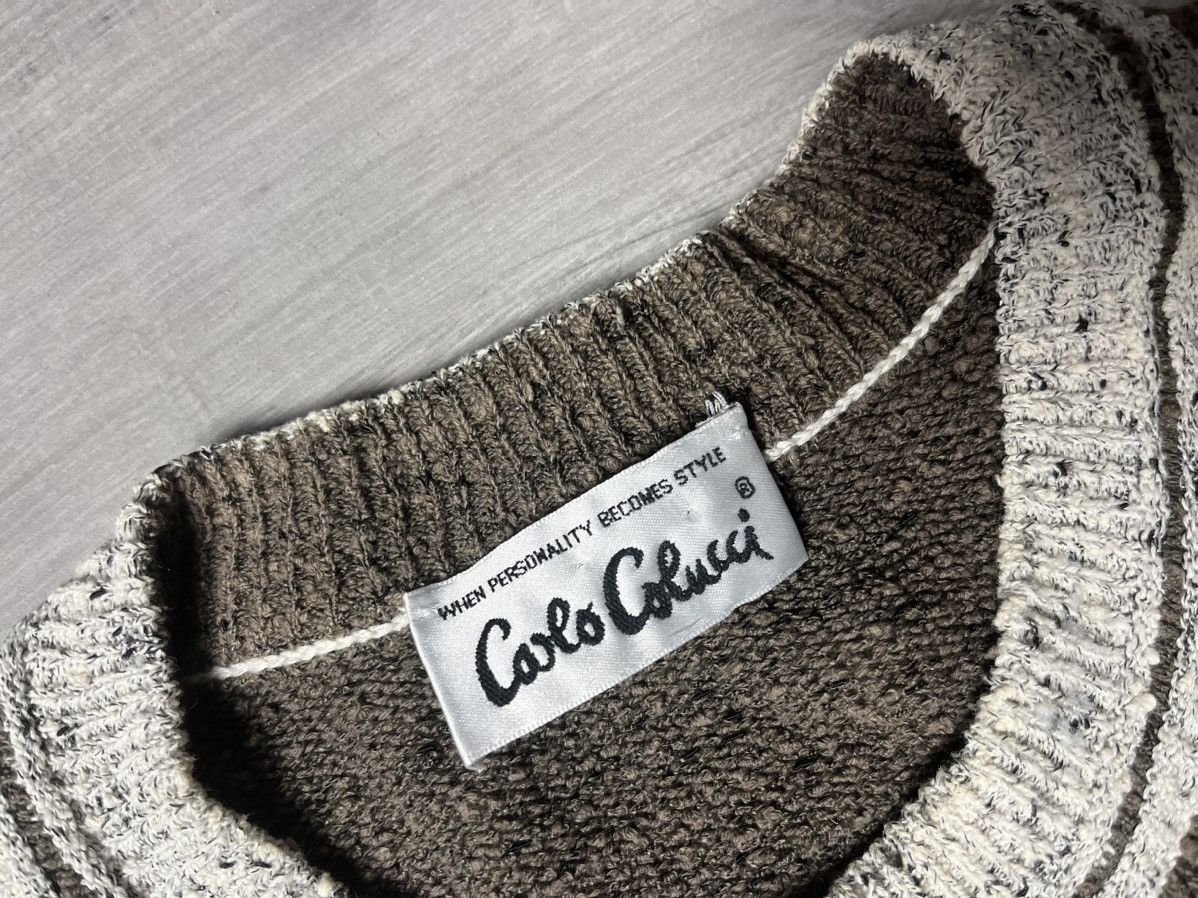 Carlo Colucci Carlo colucci sweater knited continents size Large Size US L / EU 52-54 / 3 - 4 Thumbnail