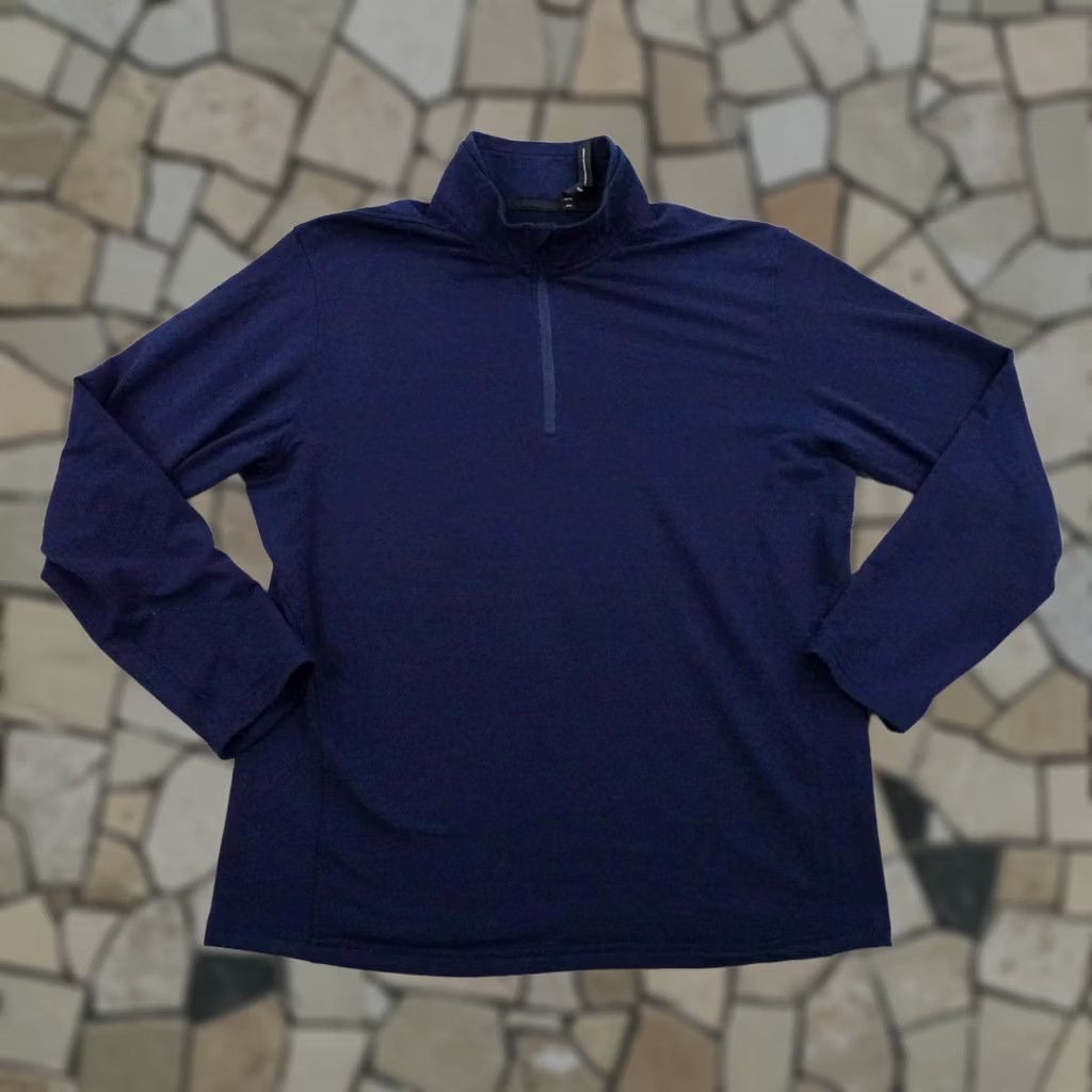 Ten Thousand Ten Thousand The Over Zip Pullover Shirt Men L Blue Merino Blend Performance Breathable 1/4 Zip Athletic Size US L / EU 52-54 / 3 - 1 Thumbnail