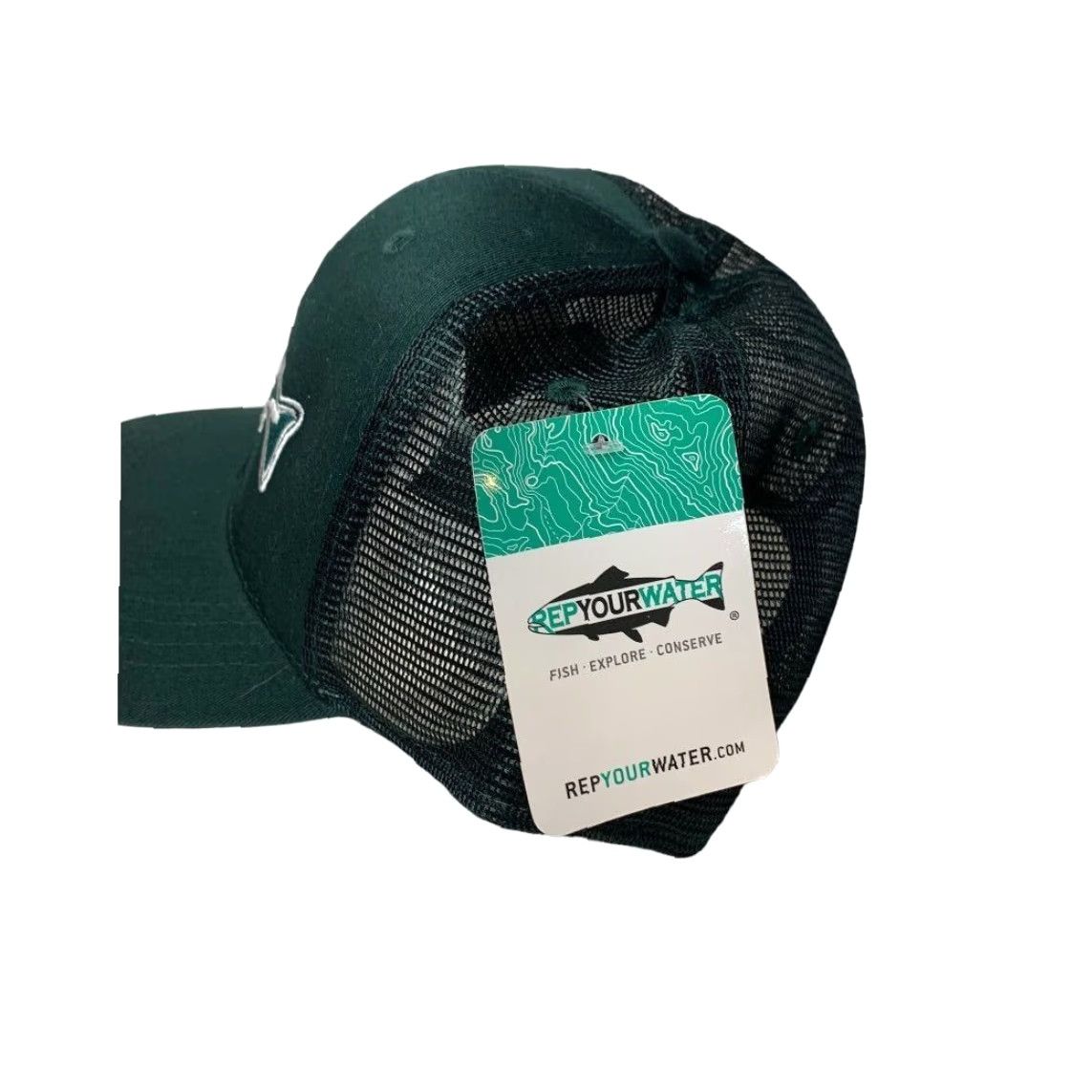 Bally RepYourWater East Lansing MI New Adult Adjustable Snapback Ball Cap Hat Green One Size Men Size ONE SIZE - 3 Thumbnail