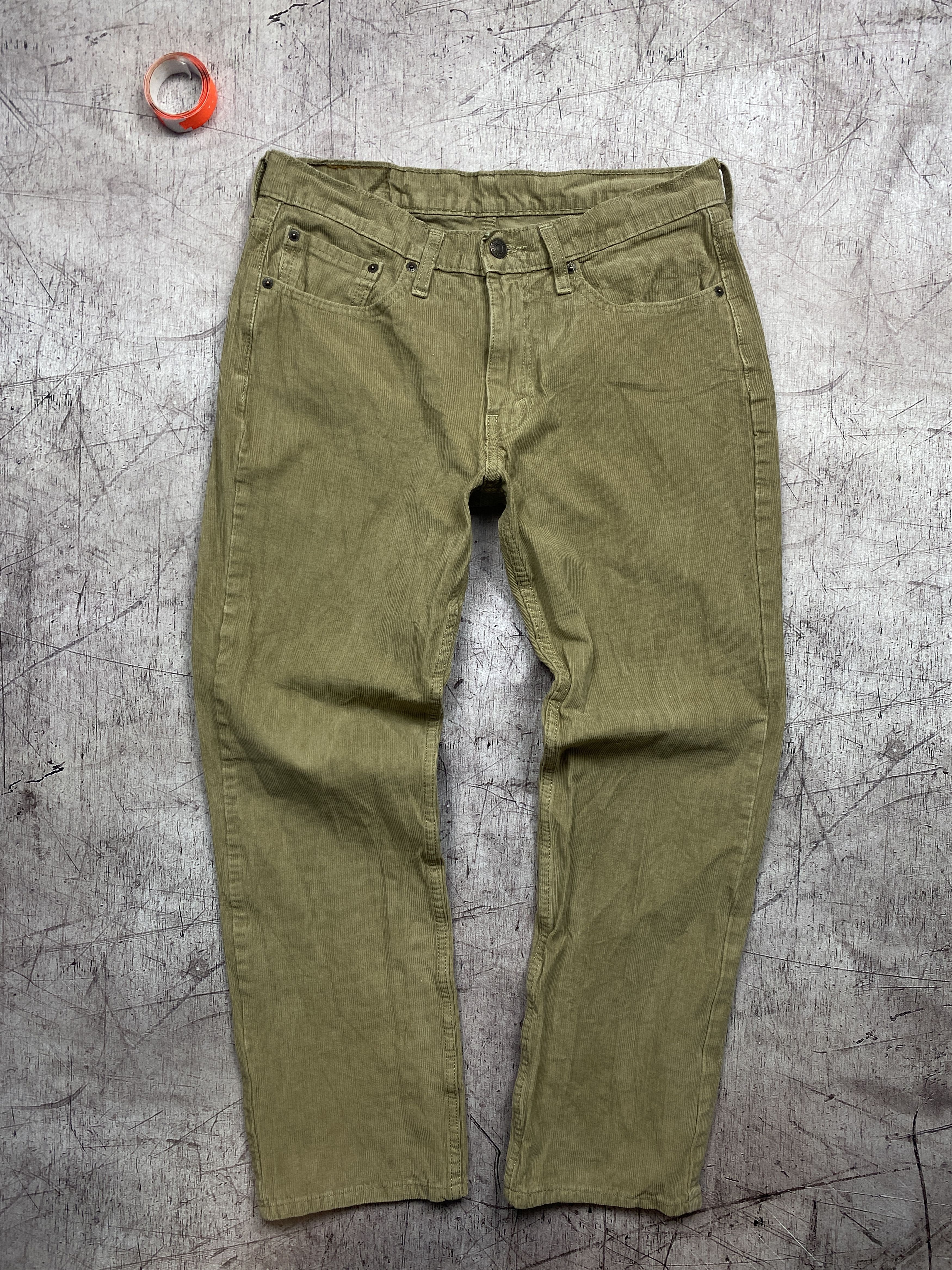 Levi's × Levi's Vintage Clothing Levis 514 Vintage Mens Jeans Corduroy Denim Pants Size US 32 / EU 48 - 4 Thumbnail