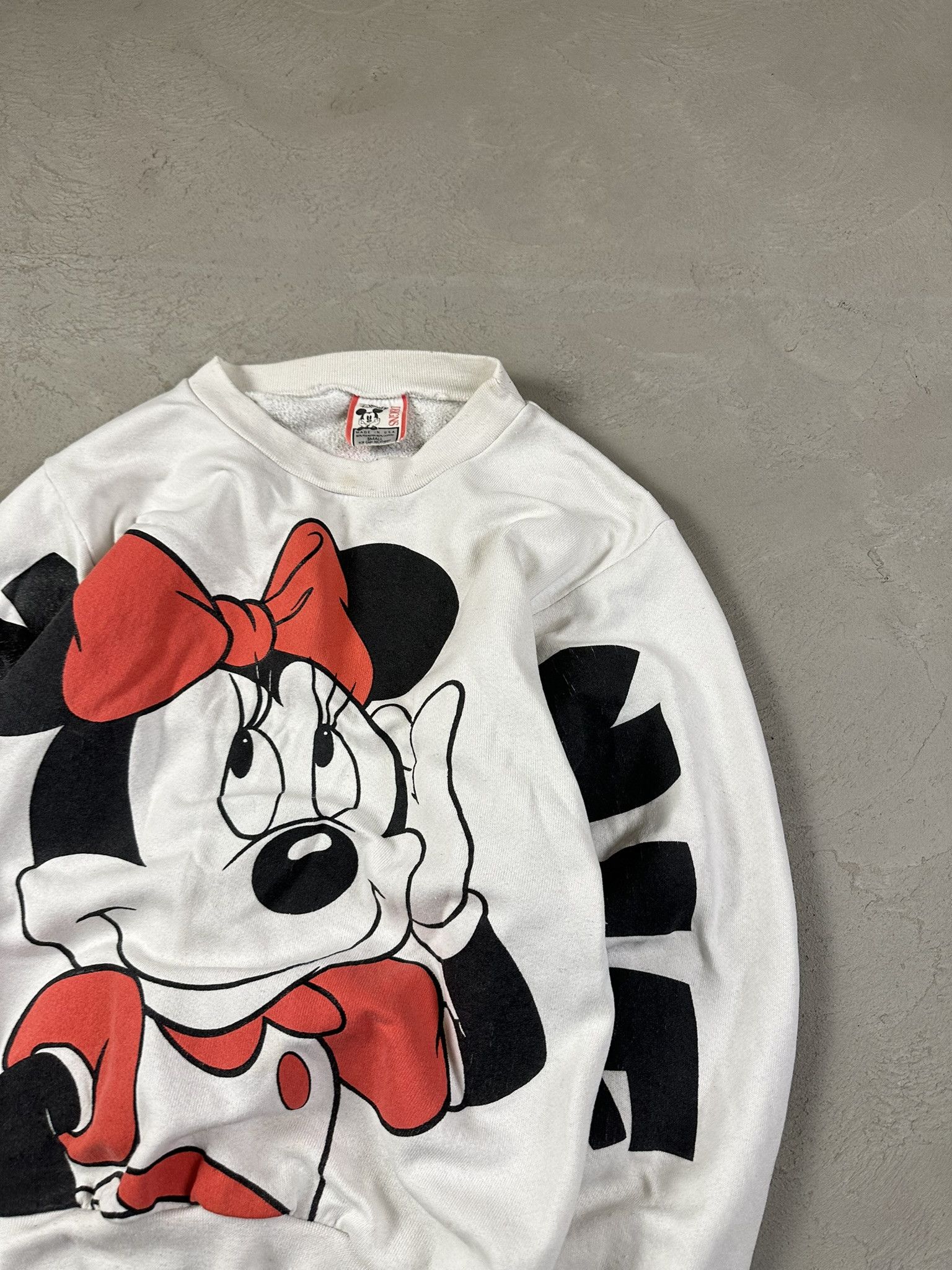 Cartoon Network × Disney × Vintage 90s Vintage Minnie Mouse Fullprint Sweatshirt Crewneck Rare Size S / US 4 / IT 40 - 8 Thumbnail