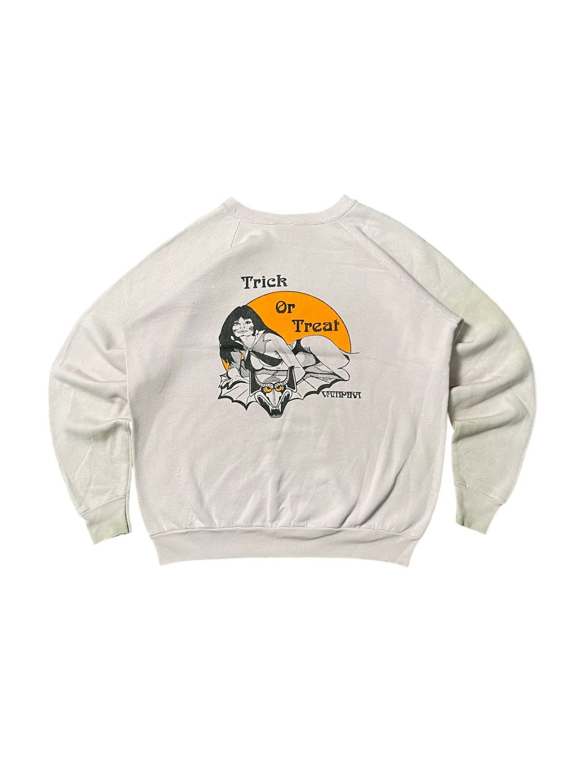 Fruit Of The Loom 90s SIN CITY VANS HALLO WALLO IN TRICK OR TREAT SWEATSHIRT Size US XL / EU 56 / 4 - 3 Thumbnail