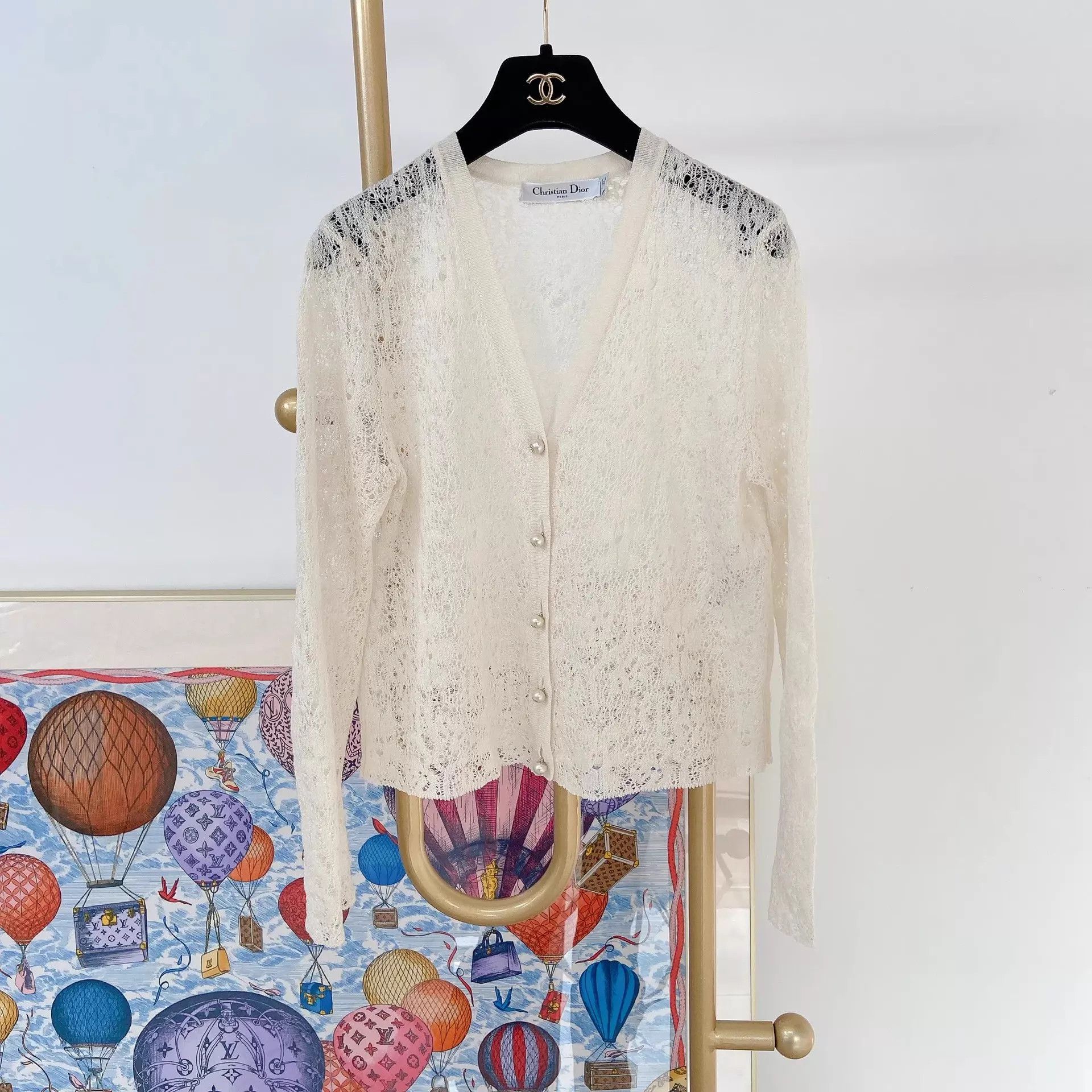 Dior Christian Dior Beige Knit Two-Piece F36 Size XS / US 0-2 / IT 36-38 - 5 Thumbnail