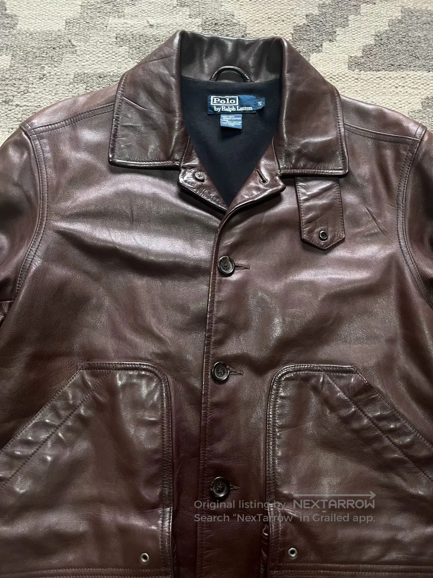 RRL Ralph Lauren Ralph Lauren RRL Leather Hunting Vest. Size US S / EU 44-46 / 1 - 2 Thumbnail