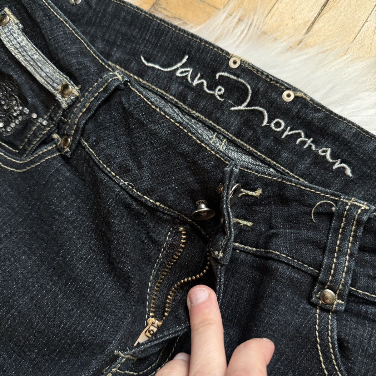 If Six Was Nine 📌 Vintage Jane Norman Y2K Crazy Flare Low Rise Jeans Size 36" / US 14 / IT 50 - 13 Thumbnail