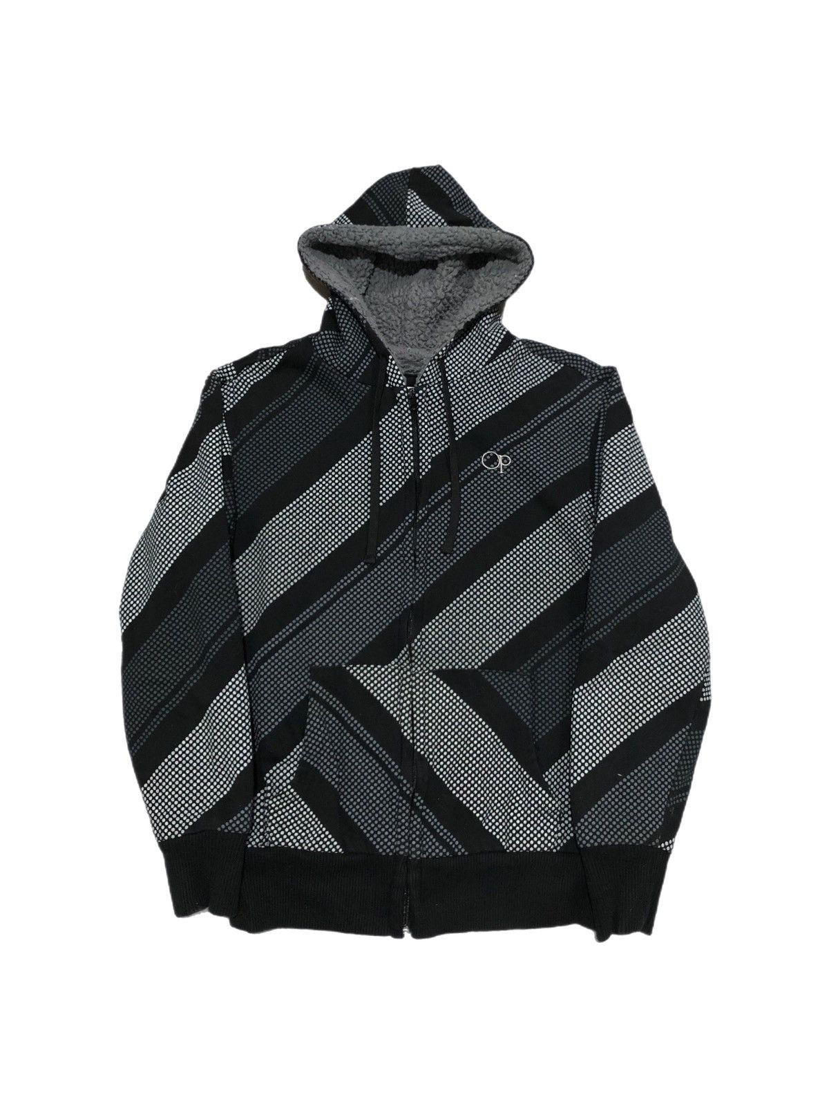 Ocean Pacific × Vintage Vtg Y2K OP AOP Fleece Lined Hoodie Size US M / EU 48-50 / 2 - 1 Thumbnail