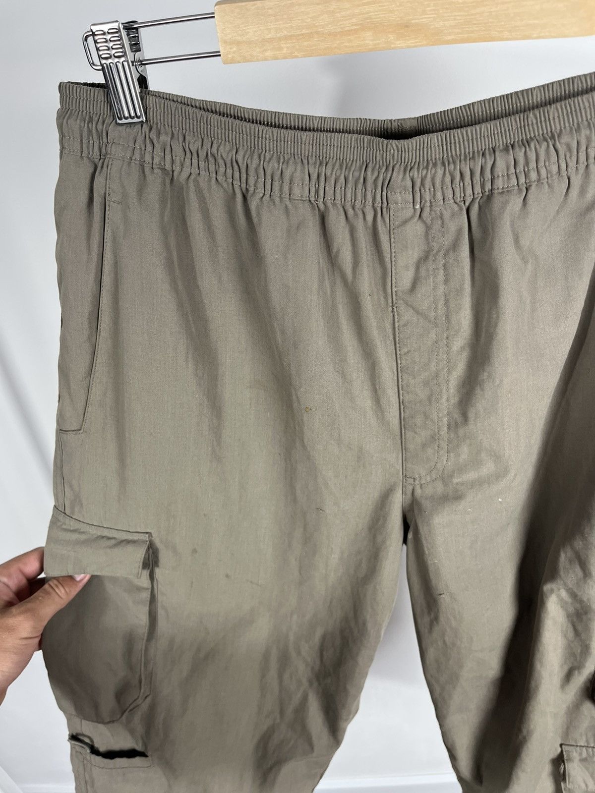 Nike Nike Distressed Cargo Long Shorts Olive Green Size L Size US 34 / EU 50 - 4 Thumbnail