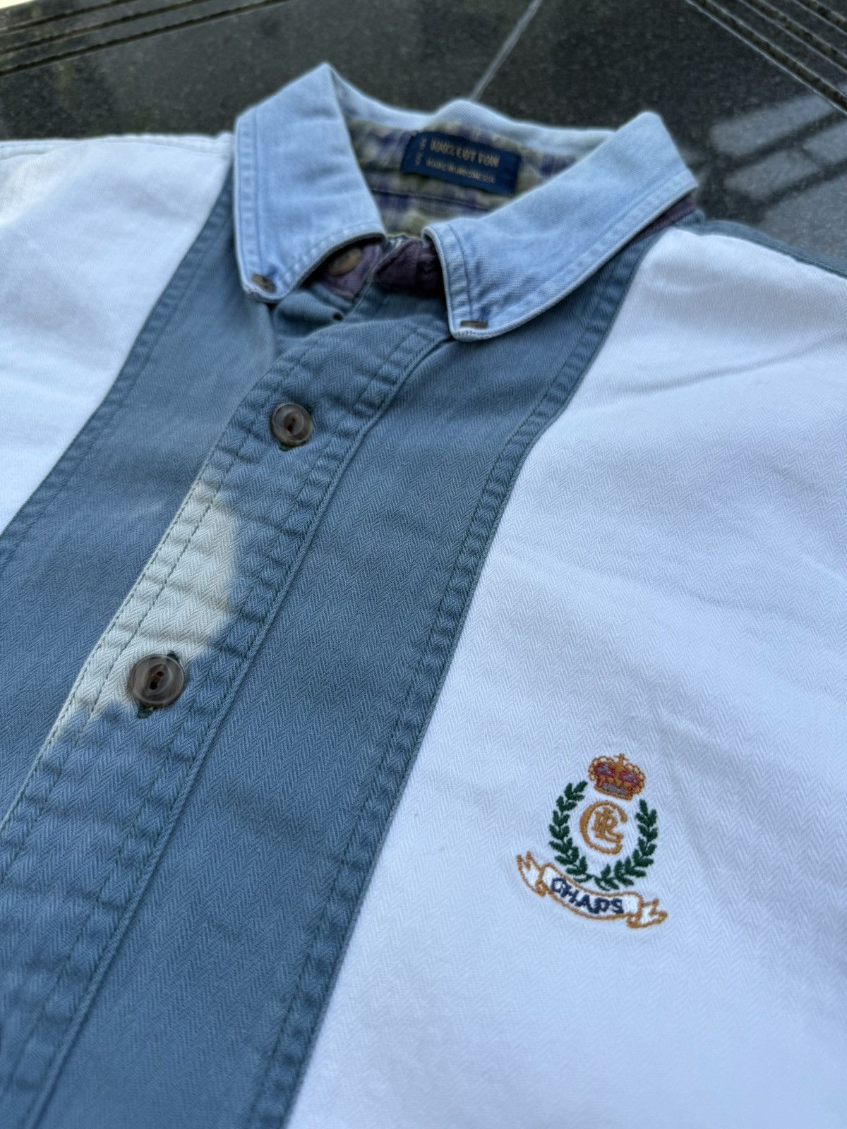 Chaps Ralph Lauren 90’s CHAPS RL RARE OLD MONEY Y2K RETRO STREETWEAR SHIRT Size US M / EU 48-50 / 2 - 6 Thumbnail