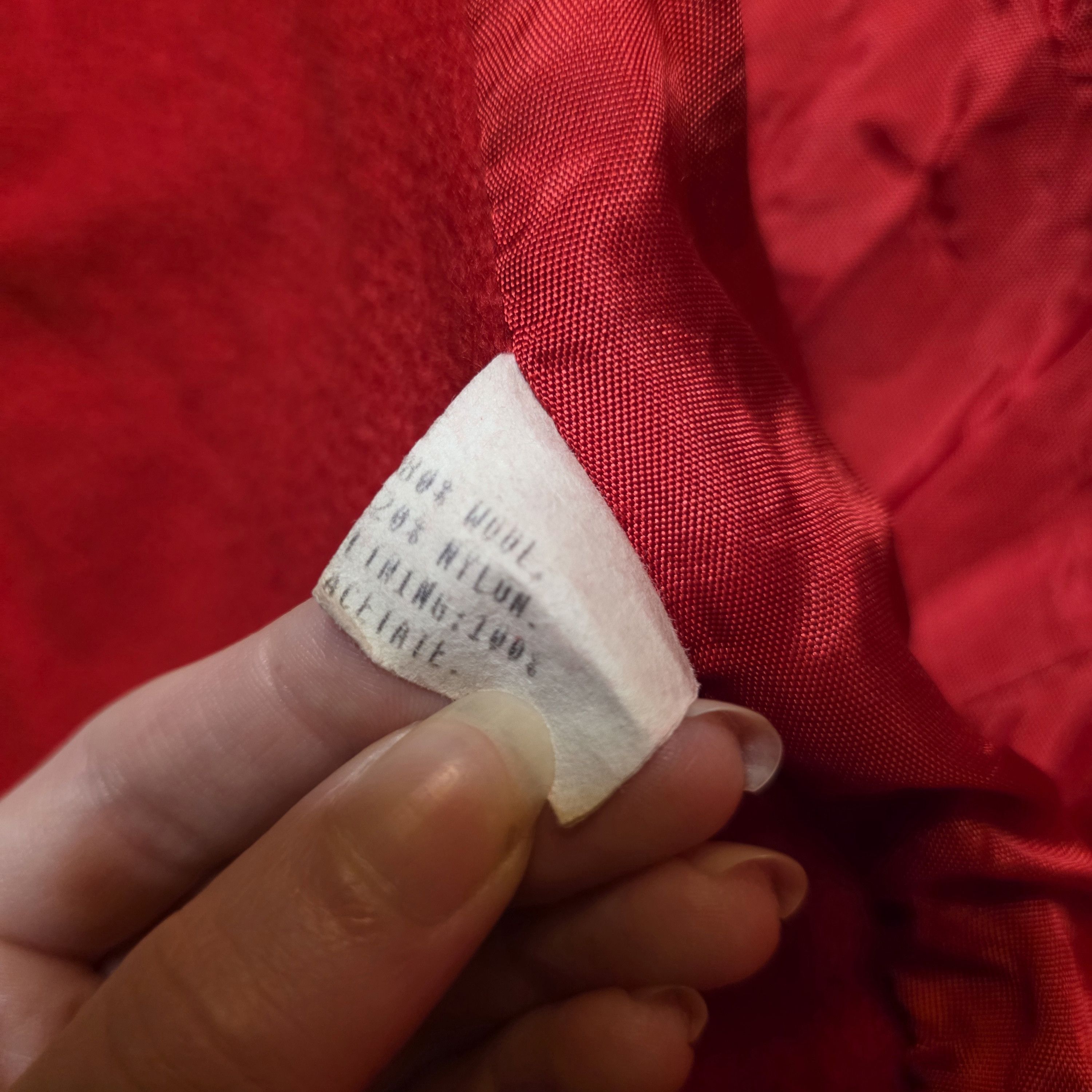 Other Vintage Jofeld Red Wool Peacoat Size L / US 10 / IT 46 - 14 Thumbnail