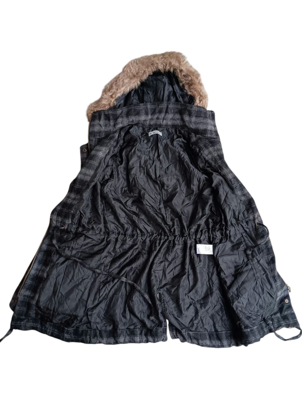 Japanese Brand × Seditionaries Sorridere fur hoodie tartan wool parka jacket Size M / US 6-8 / IT 42-44 - 4 Thumbnail